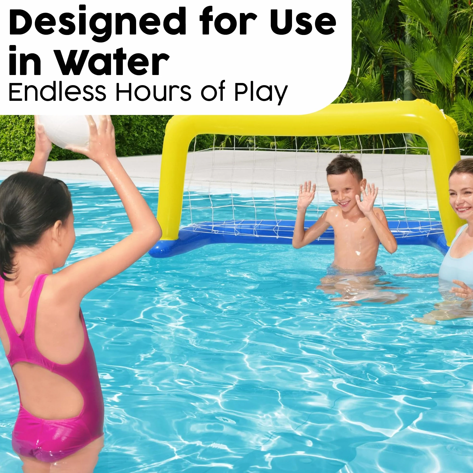 Bestway 1052123Xxx21 56" X 30"/1.42M X 76Cm Water Polo Swimming Pool Game Set