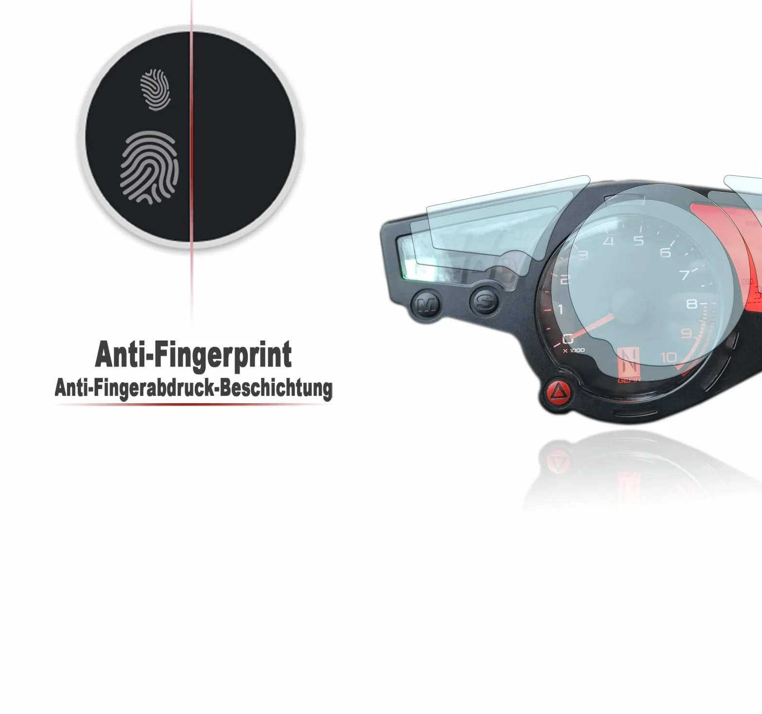 Folia ochronna na wyświetlacz tachografu Husqvarna Nuda 900 R Ultra Clear Anti Glare