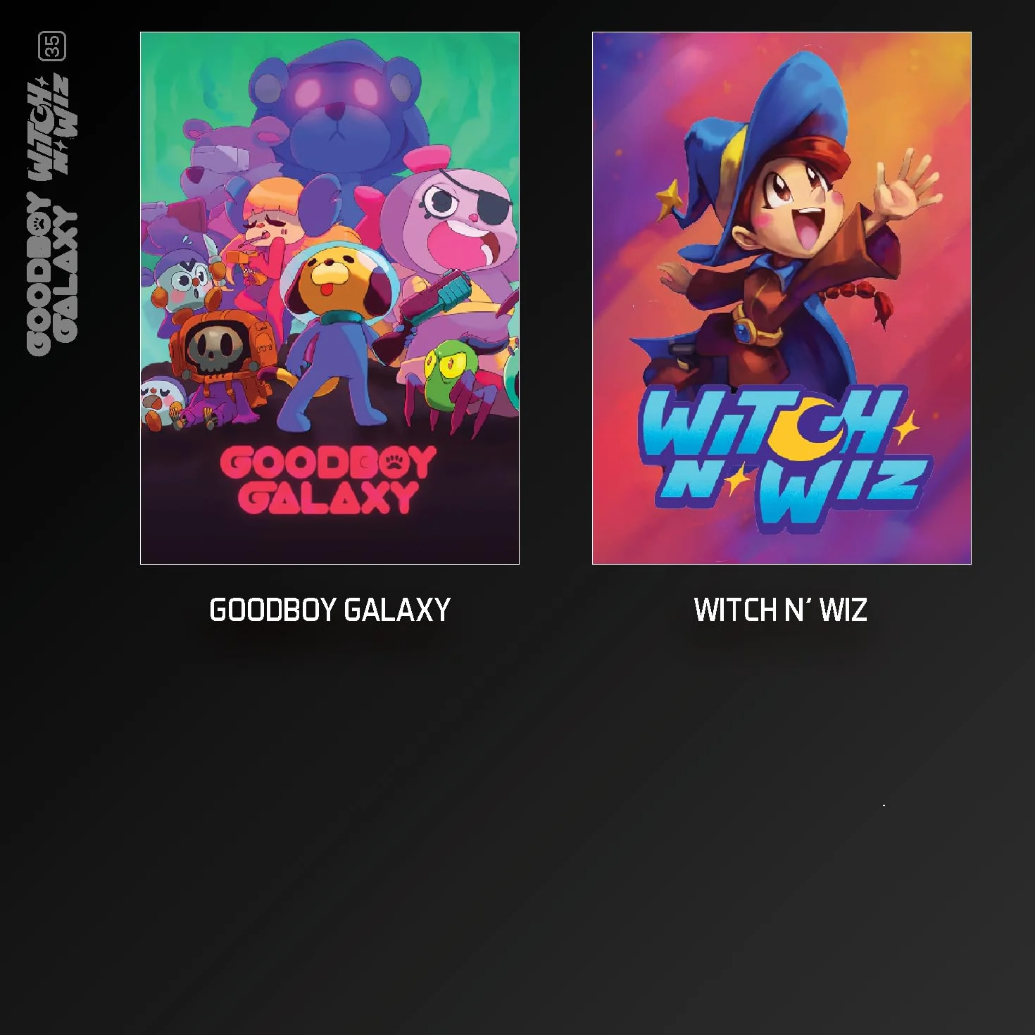 Blaze Entertainment Evercade Goodboy Galaxy / Witch N' Wiz podwójny wkład
