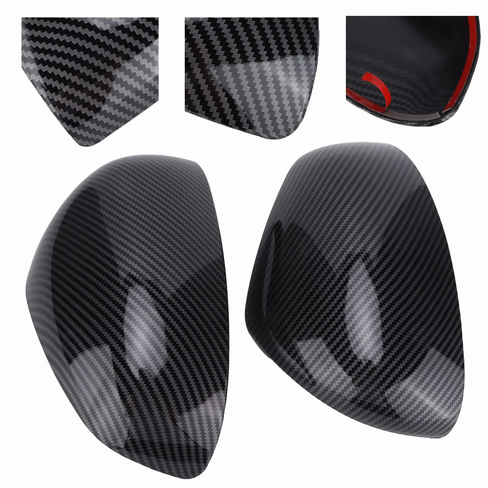 Fydun Lusterka Boczne Smart Fortwo Forfour 453 2015-2021 Styl Włókno Węglowe