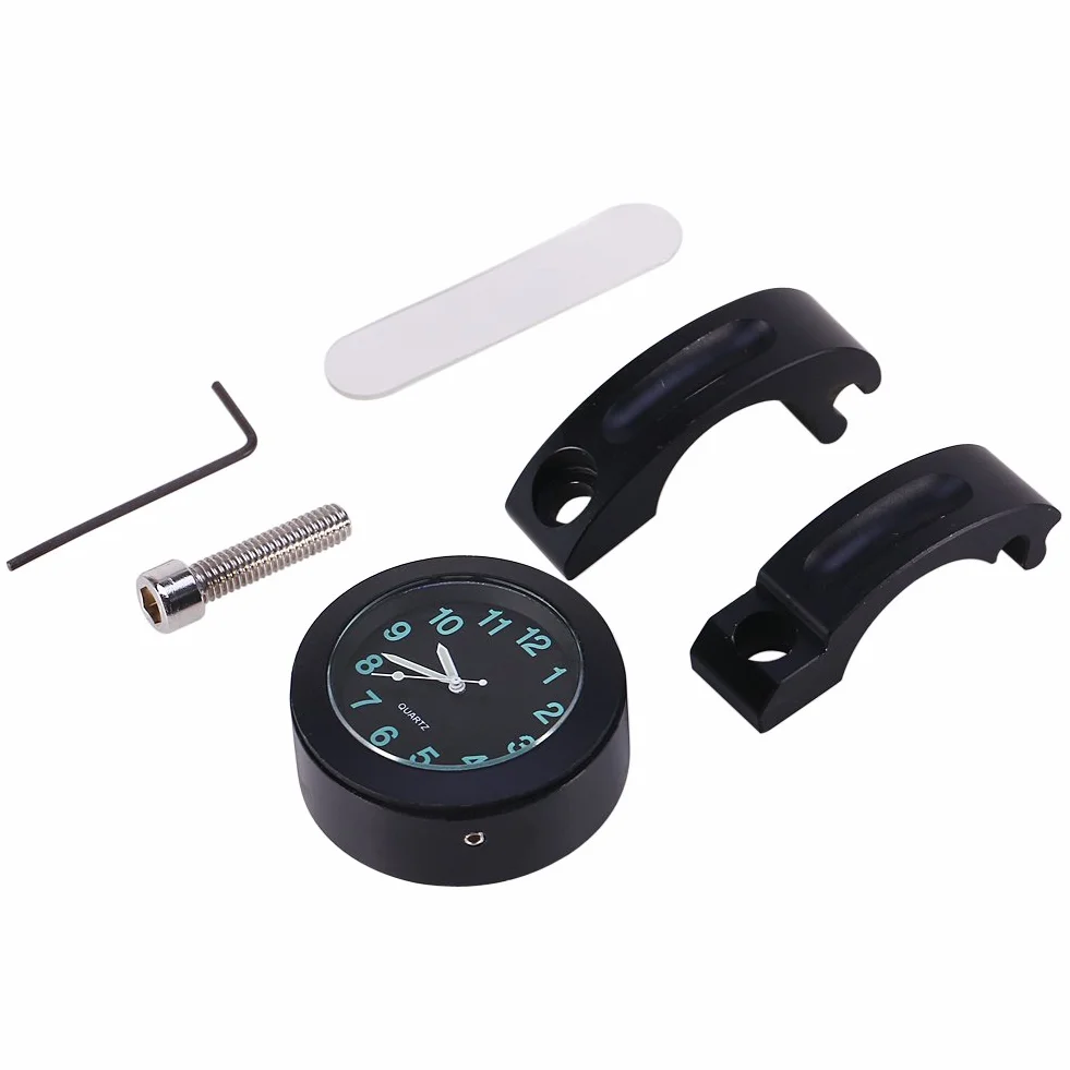 Zegarek na Kierownicę Motocykla 22 mm Wodoodporny Świecący