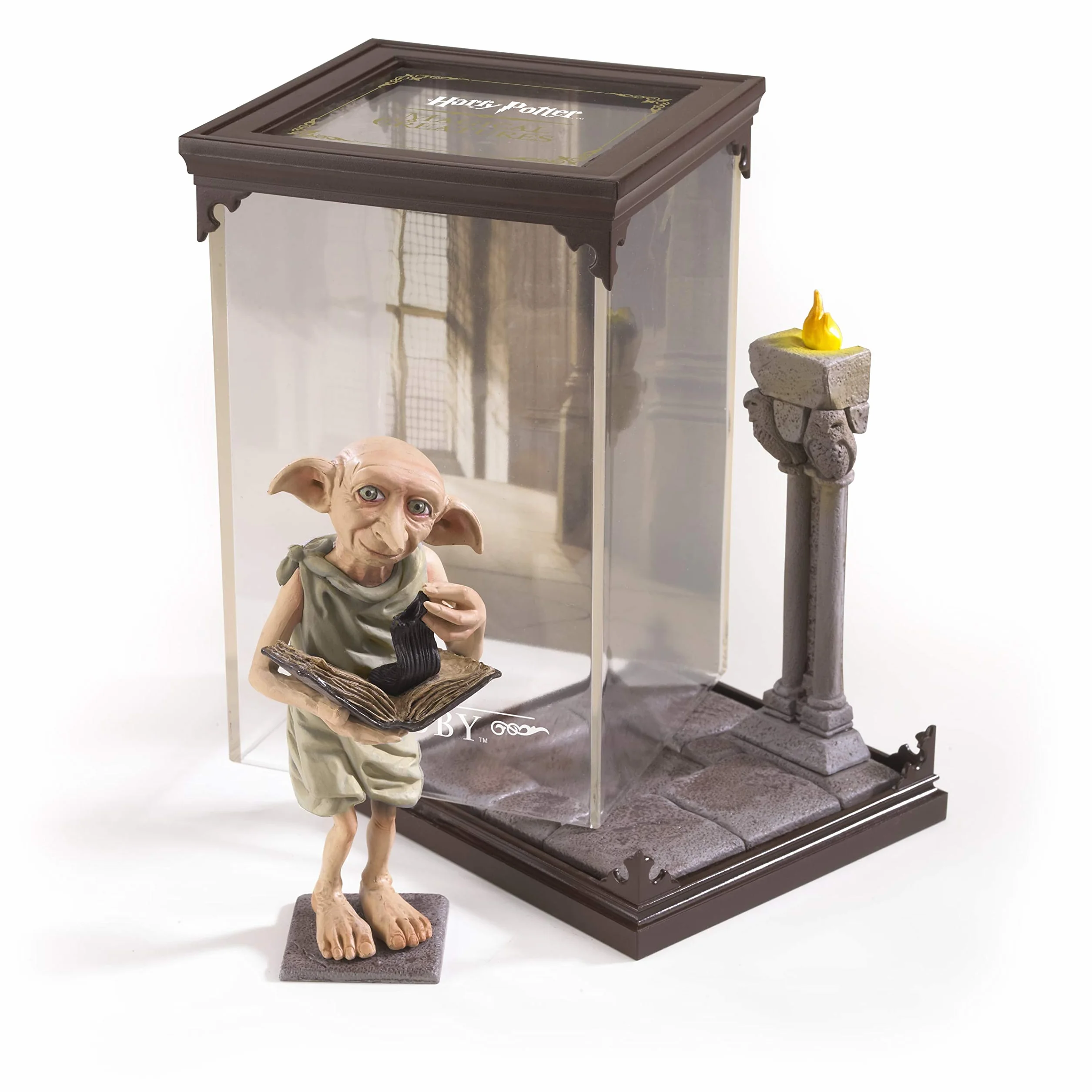 The Noble Collection - Magiczne stworzenia Dobby - ręcznie malowane magiczne stworzenie #2 - Oficjalnie licencjonowane zabawki Harry'ego Pottera 7in (18.5cm) - Wysokiej jakości figurki kolekcjonerskie - dla dzieci i dorosłych
