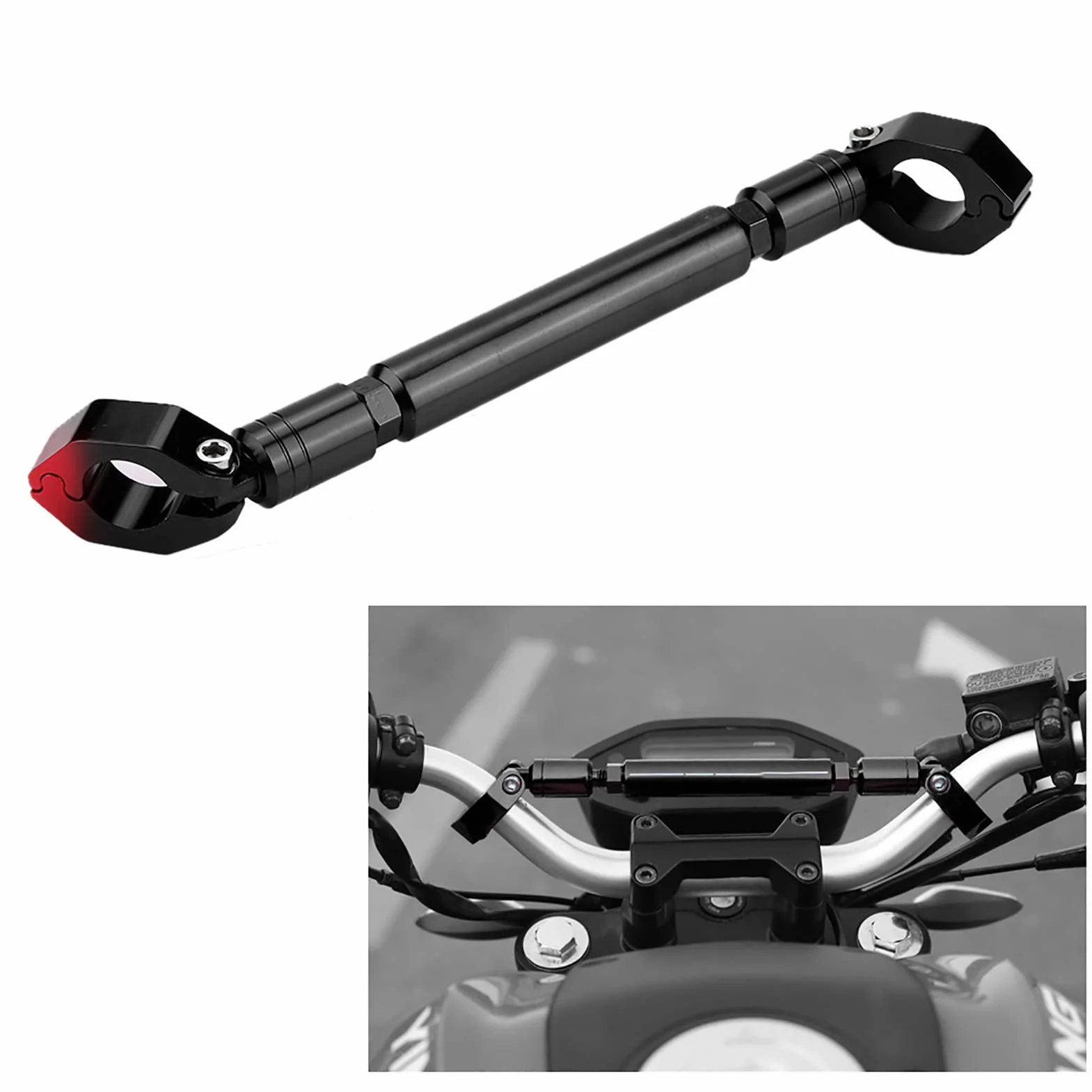 Drążek Balansowy Motocykla 22 mm, Uniwersalna Kierownica Poprzeczna ze Stopu Aluminium, Akcesoria ATV