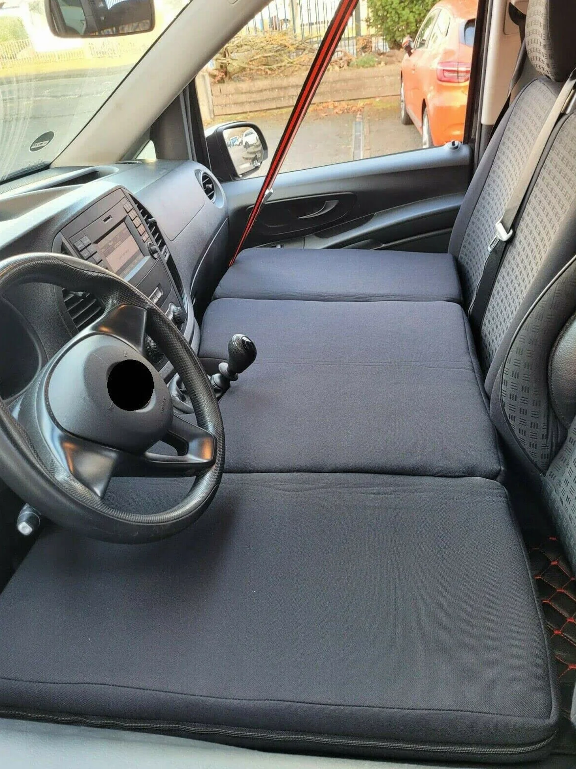 BREMER SITZBEZÜGE Łóżko kempingowe dla dzieci, kompatybilne z Mercedes Vito Viano Fun W639 2000-2014, akcesoria kempingowe