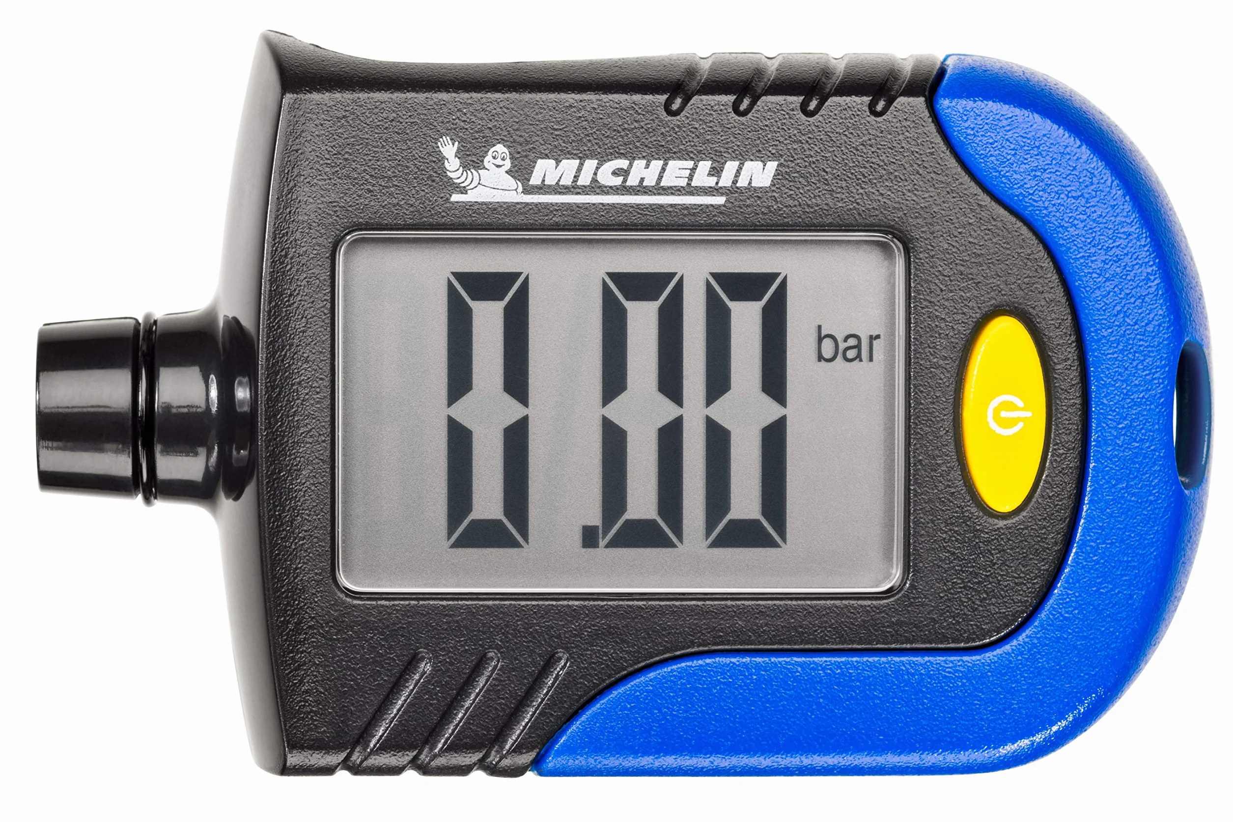Michelin 009526 Manometr, Czarny/Niebieski, 7,5 x 4,6 x 2 cm