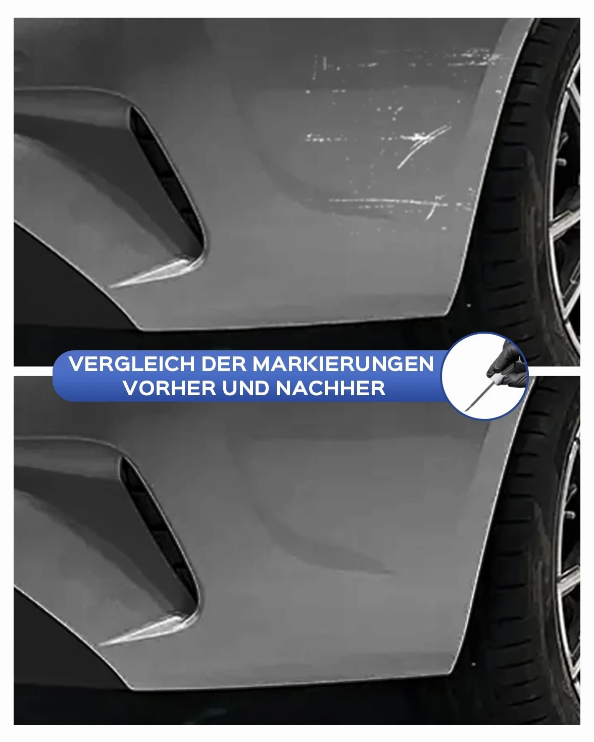 B39 zestaw pisaków do lakieru metalicznego do BMW X2/2 Series Tourer – dokładne dopasowanie do chipów i zadrapań