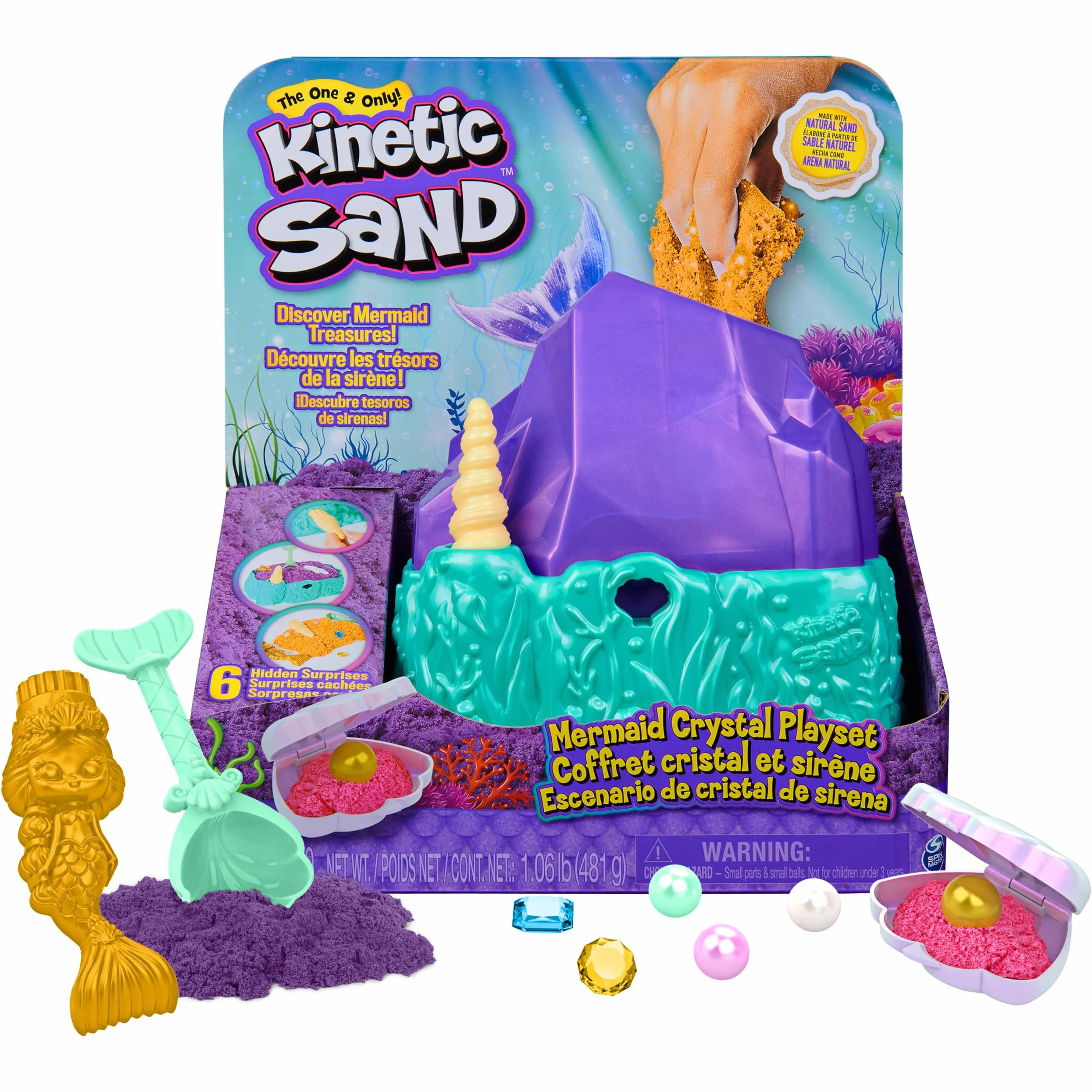 Kinetic Sand - zestaw Syrenka