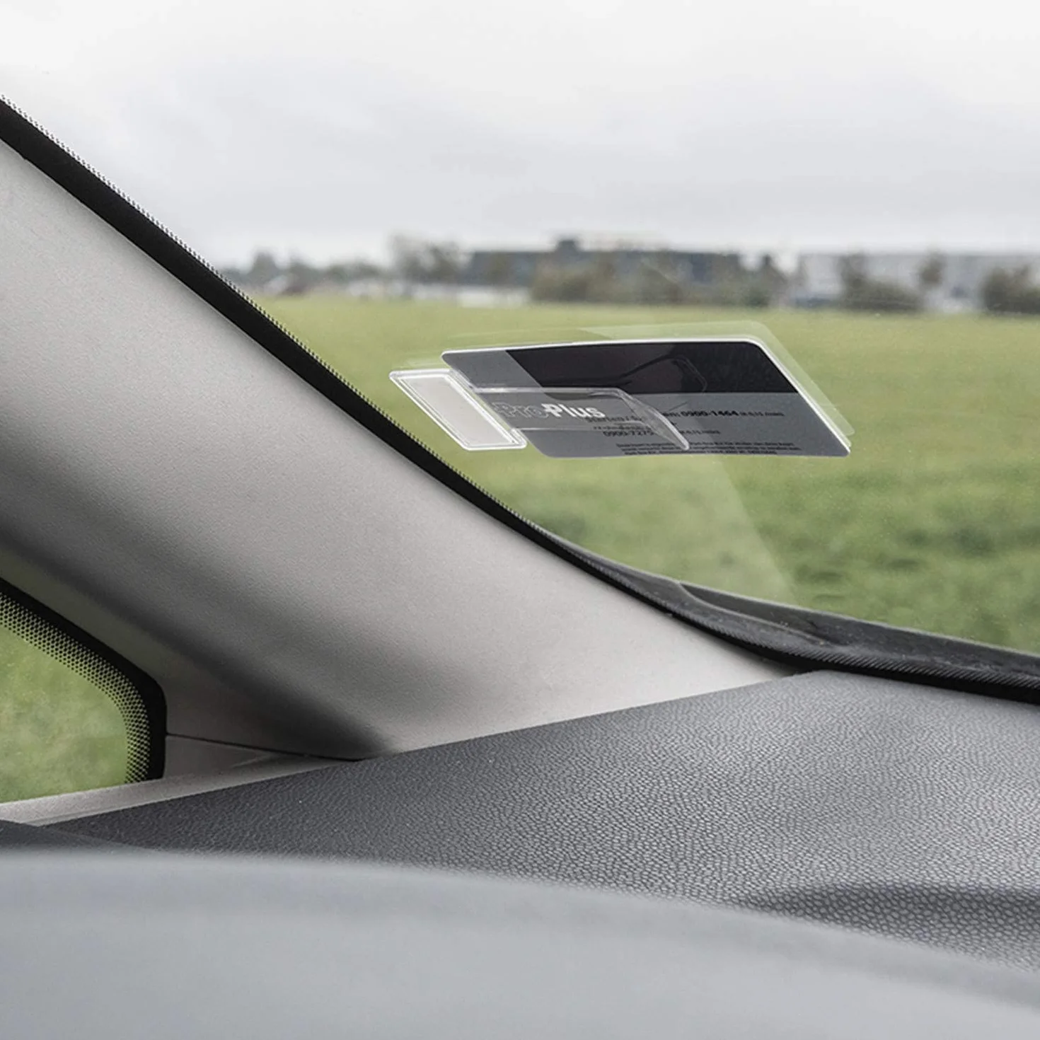 Voarge Uchwyt na bilet parkingowy, 5 sztuk, przezroczysty uchwyt na przednią szybę samochodu, uchwyt na bilet, przezroczysty uchwyt samochodowy, klips informacyjny, uchwyt na paszport