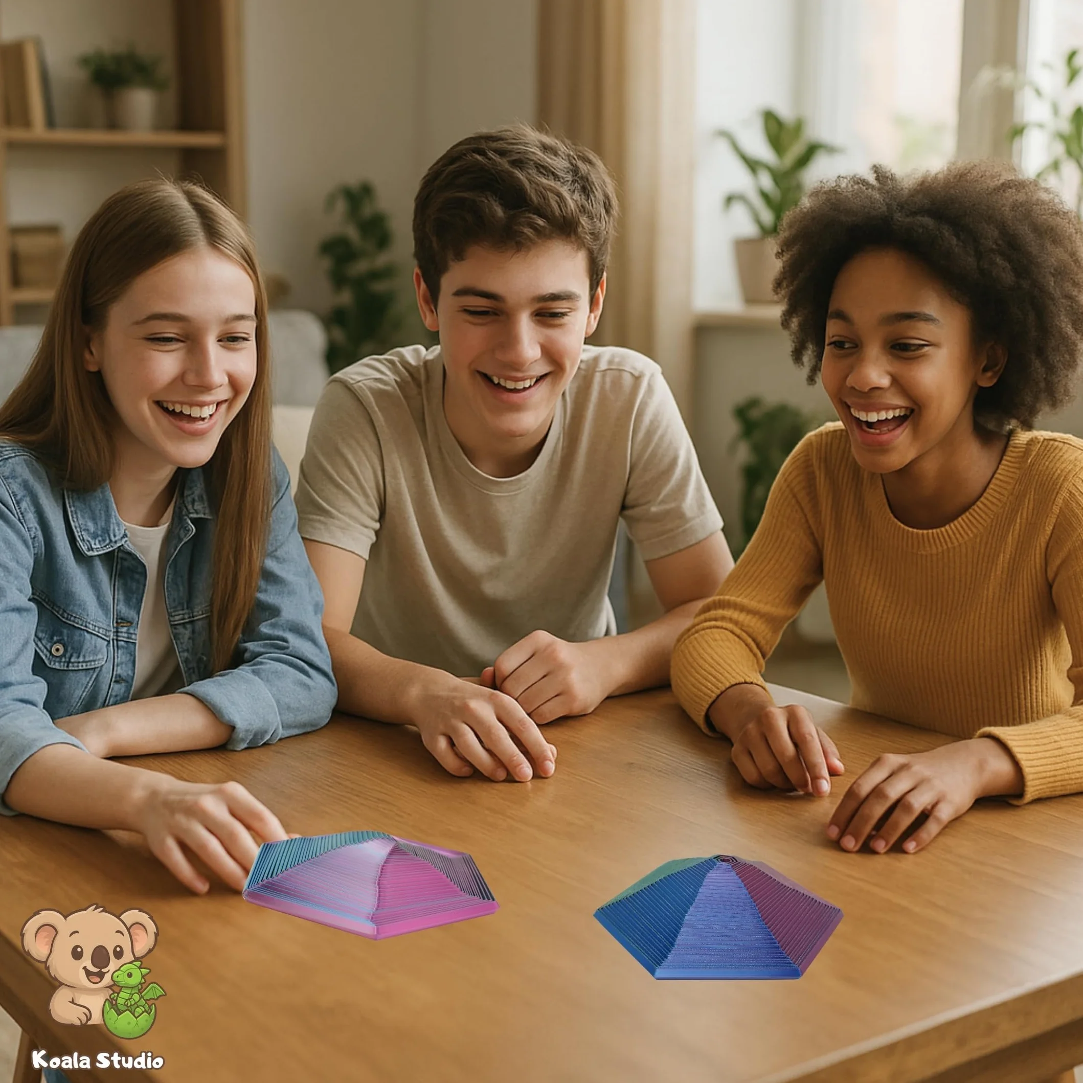Fractal Fidget Hexagon Antystresowy Wydruk 3D Pomysł na Prezent Dla Dorosłych - Urodziny Święta Imprezy Lęk Kieszonkowy Rozmiar Biuro Mały Lekki Gadżet