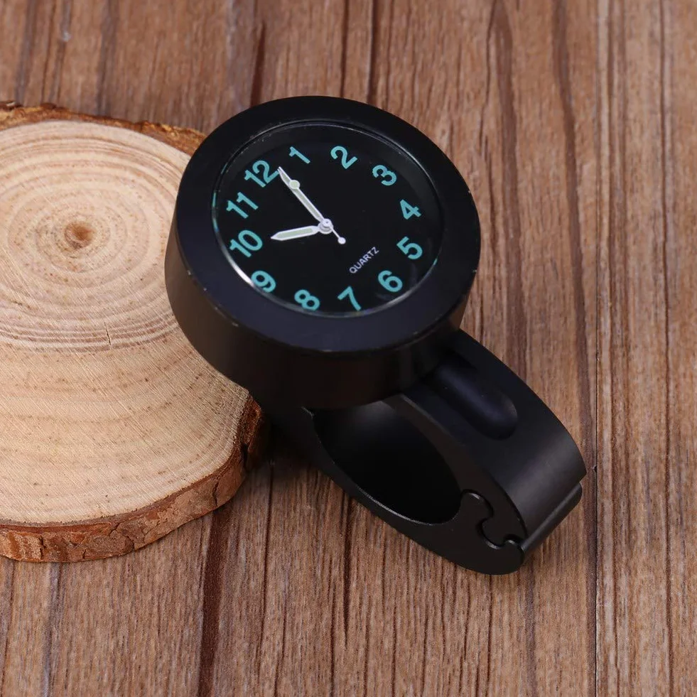 Zegarek na Kierownicę Motocykla 22 mm Wodoodporny Świecący