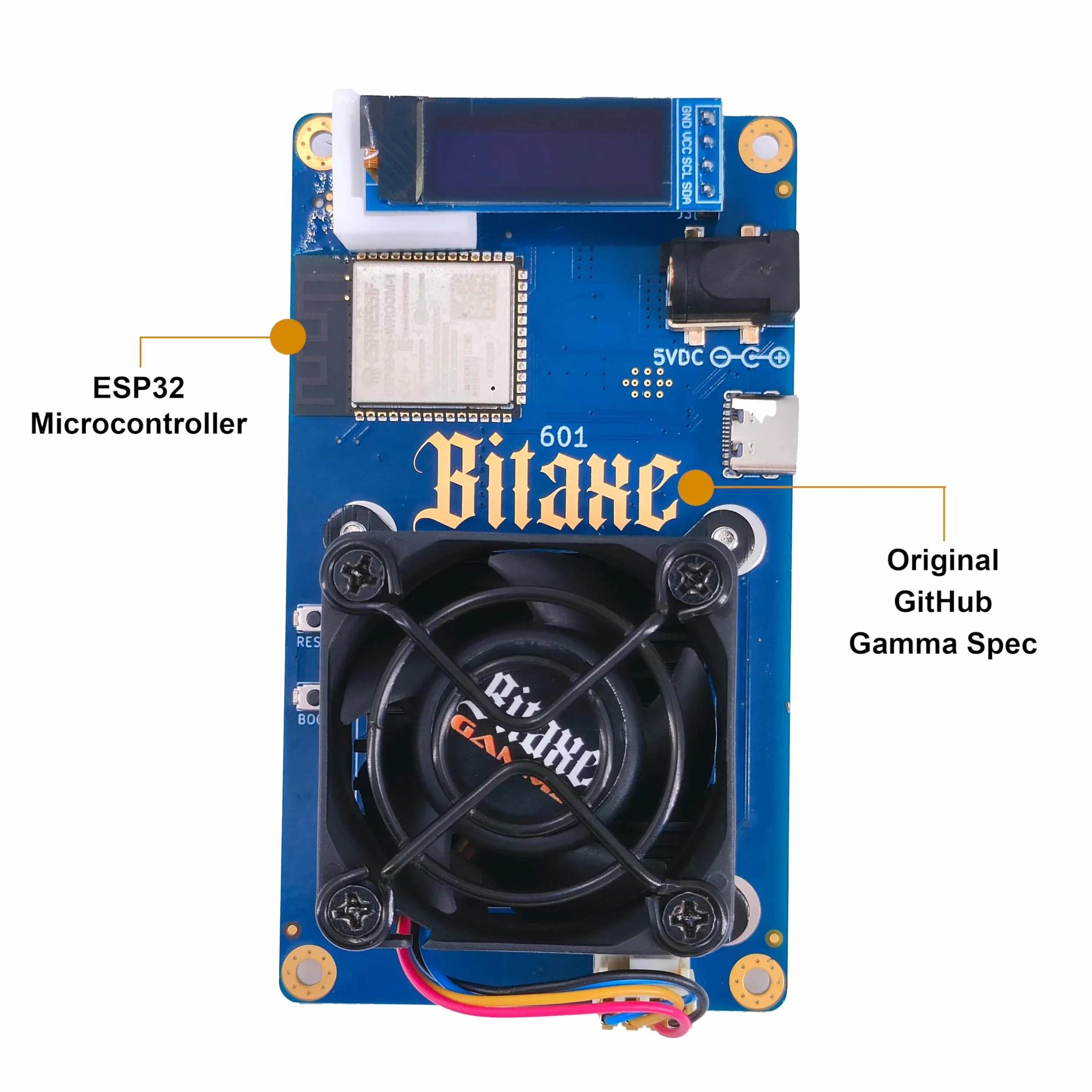 DTV ELECTRONICS Bitaxe Gamma 602 Bitcoin ASIC Miner – 1,2 TH/s przy 18W niskiego poboru mocy, obudowa formowana wtryskowo, cichy, open-source miner Bitaxe do kopania solo i w domu