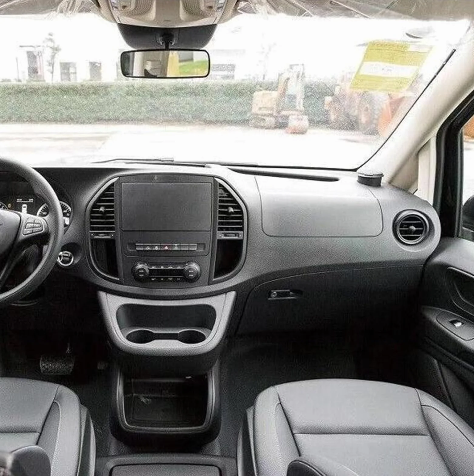 Armsteun Richter Bush Skrzynka podłokietnika pasuje do Benz Vito W447 2016 2017 2018 2019 2020 2021 Czarny/Beżowy(Beige)