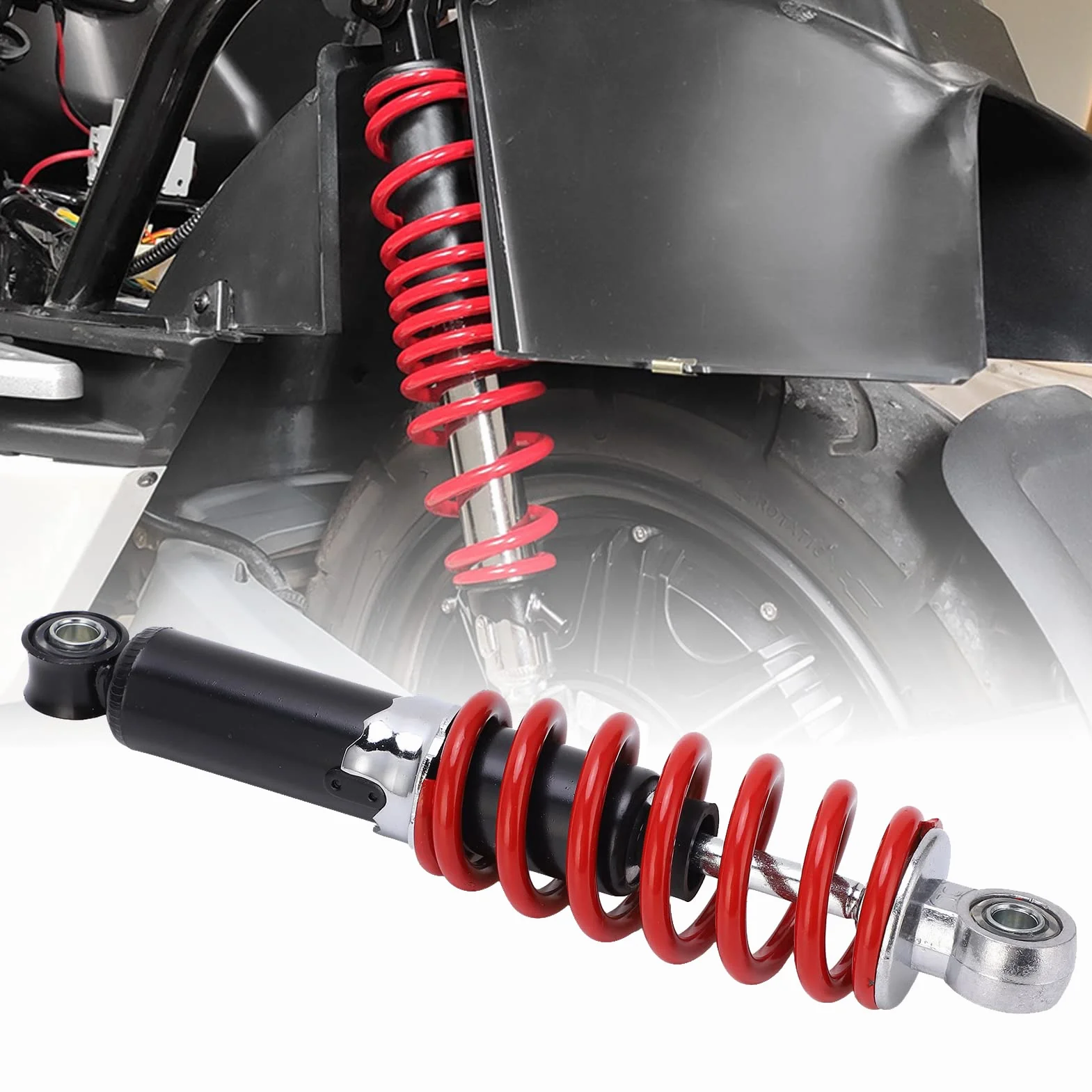 Amortyzator 250mm regulowany tylny zamiennik stopu stali dla TaoTao 50cc-125cc Go Kart ATV Quad