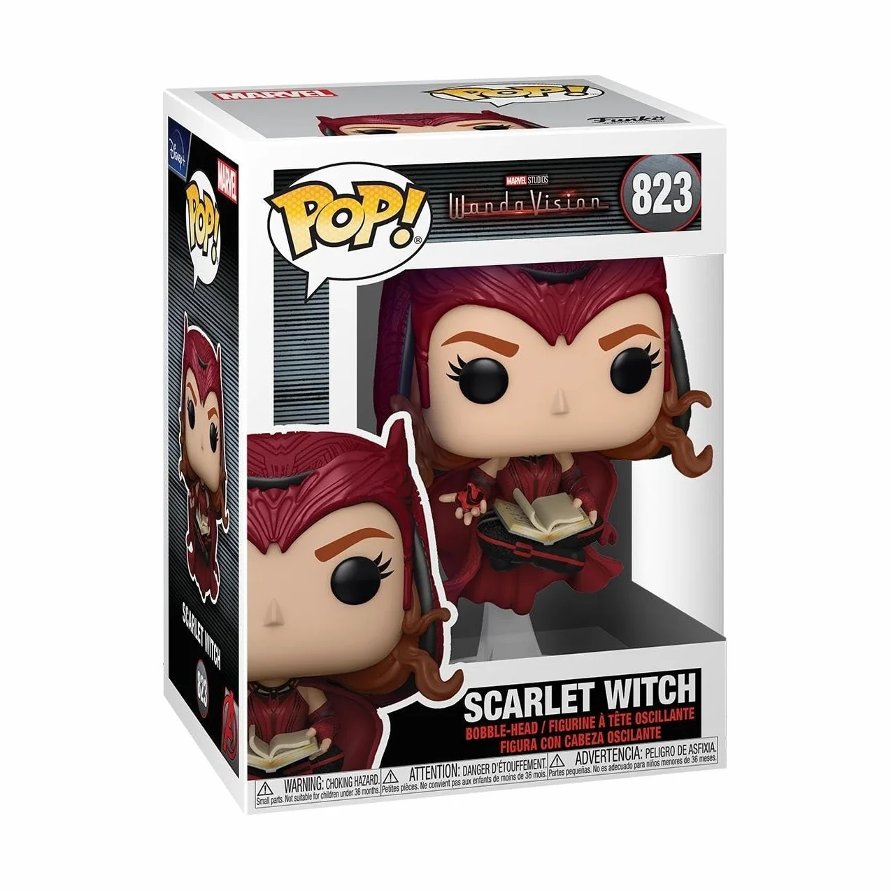 Funko POP! Marvel: Wanda Vision - Scarlet Witch - Winylowa figurka kolekcjonerska - Pomysł na prezent - Oficjalny towar - Zabawki dla dzieci i dorosłych - Fani TV