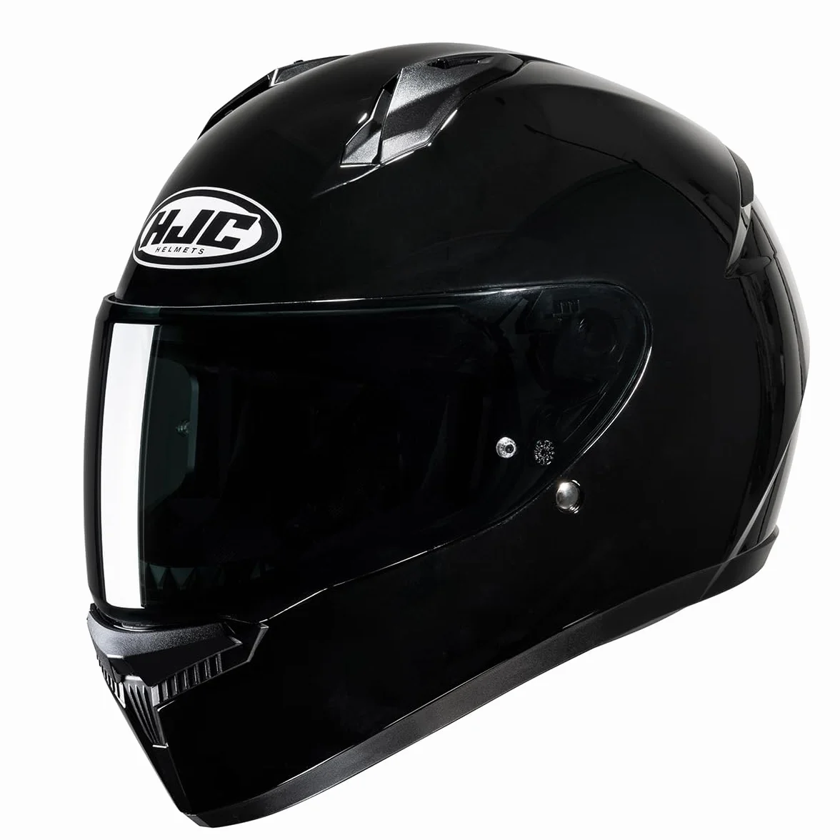 HJC, Kask motocyklowy C10 C10 czarny lakierowany, XL