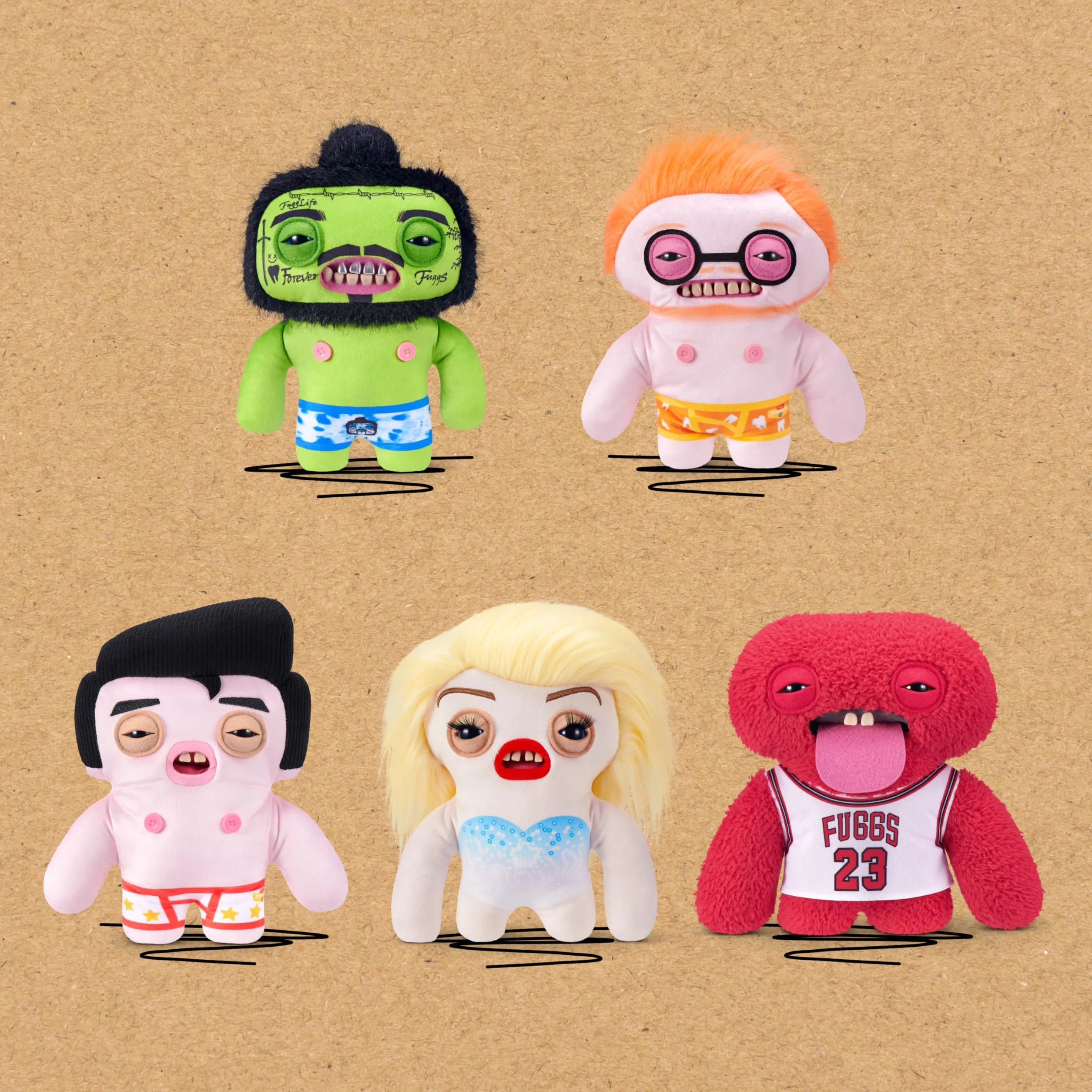 FUGGLER 22.9 cm CORESERIES 1 FUGG STARS PLUSH 23 cm (Rhymer McSlimer)