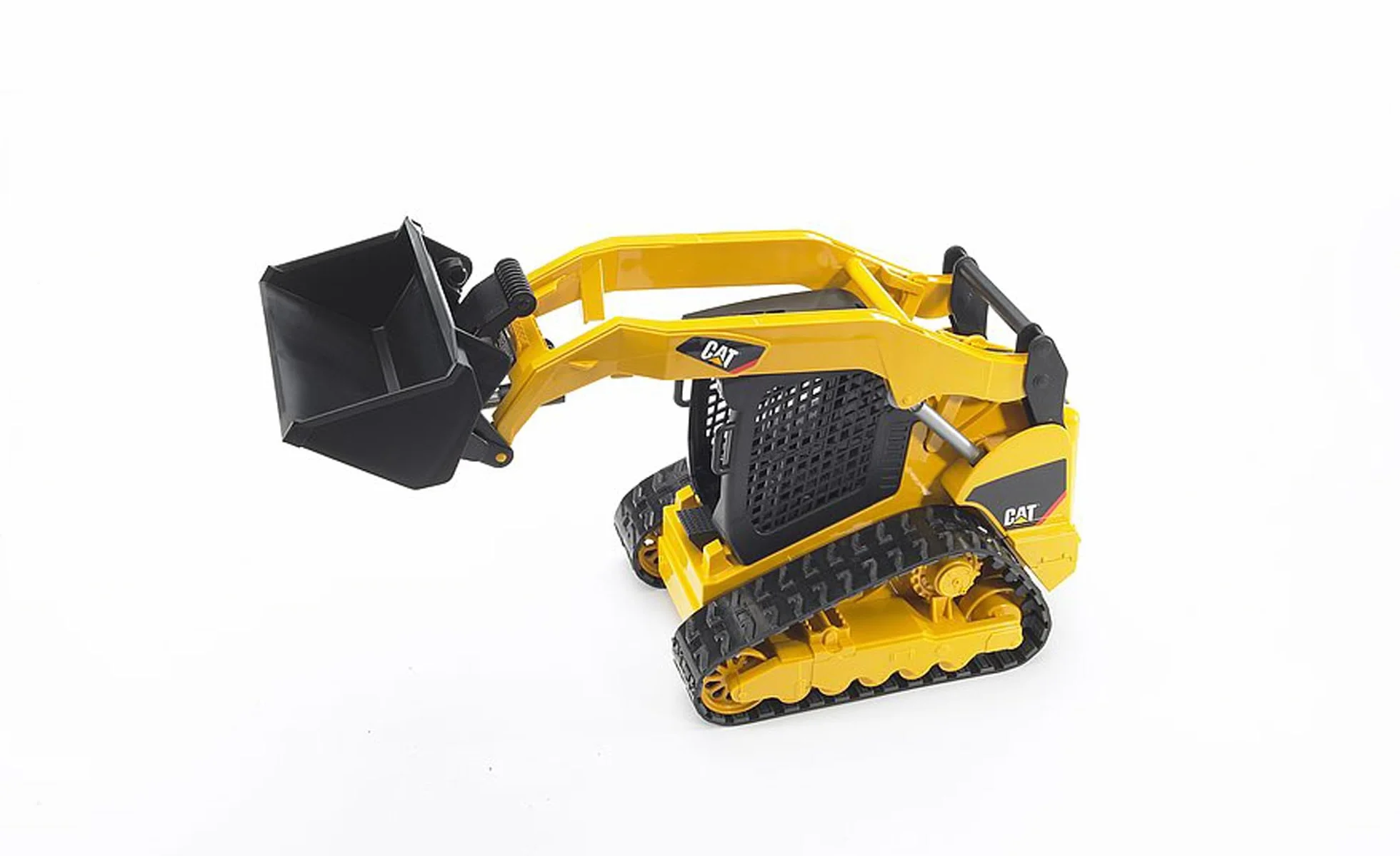 bruder 02136 - Kompaktowa ładowarka gąsienicowa Cat z przednim adapterem - 1:16 Pojazd, Budownictwo, Ładowarka, Zabawka