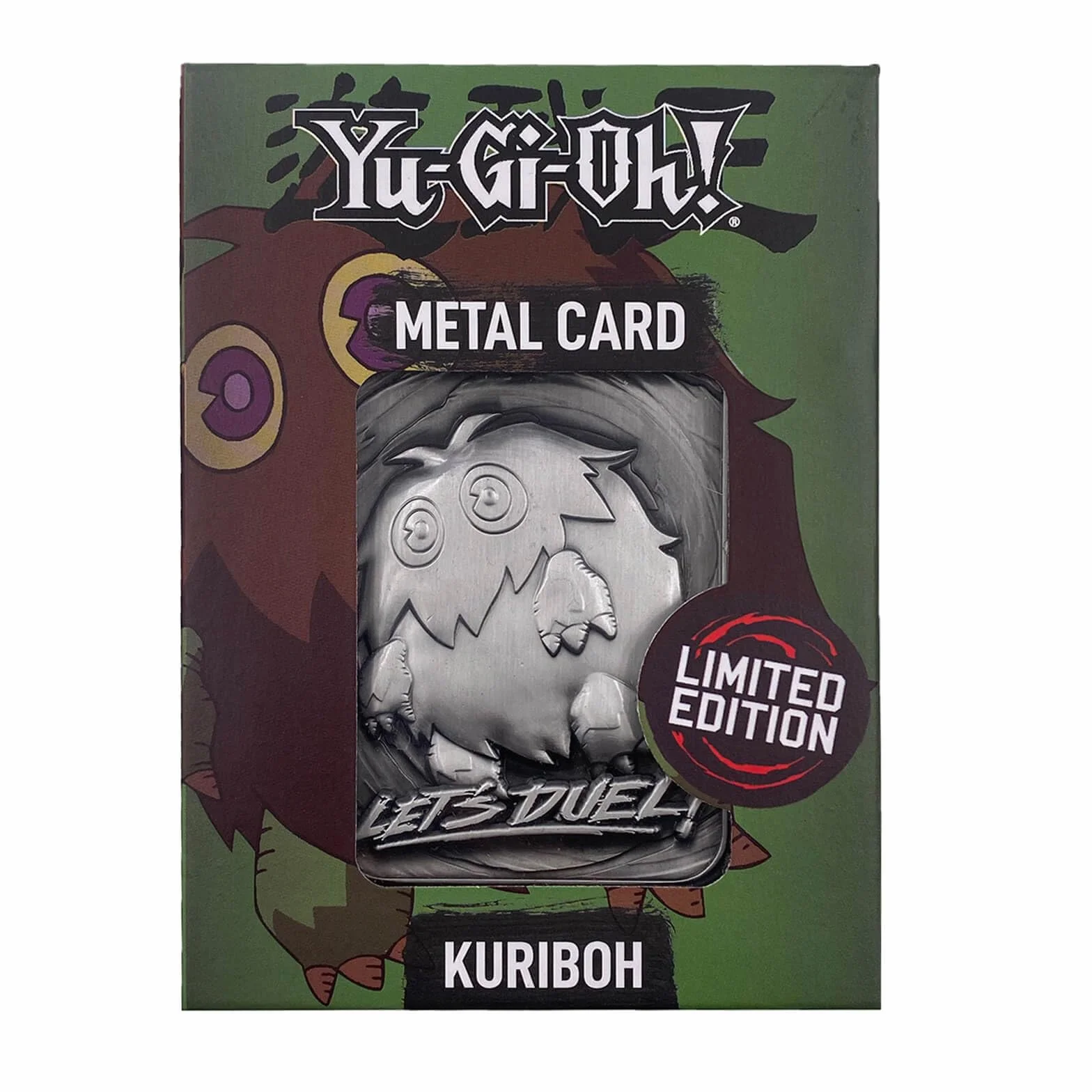 Yu-Gi-Oh! KON-YGO27 edycja limitowana metal kolekcjonerski Kuriboh, srebrny