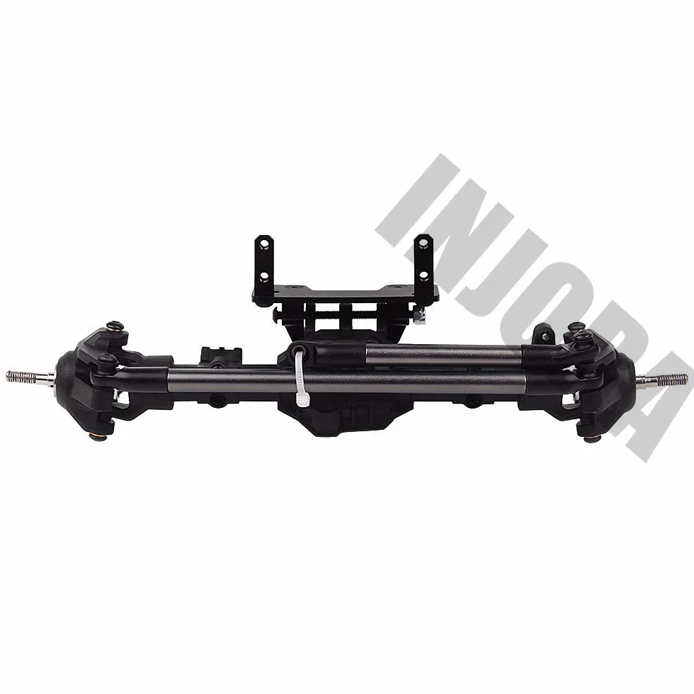 INJORA RC Servo uchwyt serwo uchwyt RC Servo stojak do 1:10 RC Crawler Car Axial SCX10 II 90046 AR44 oś przednia