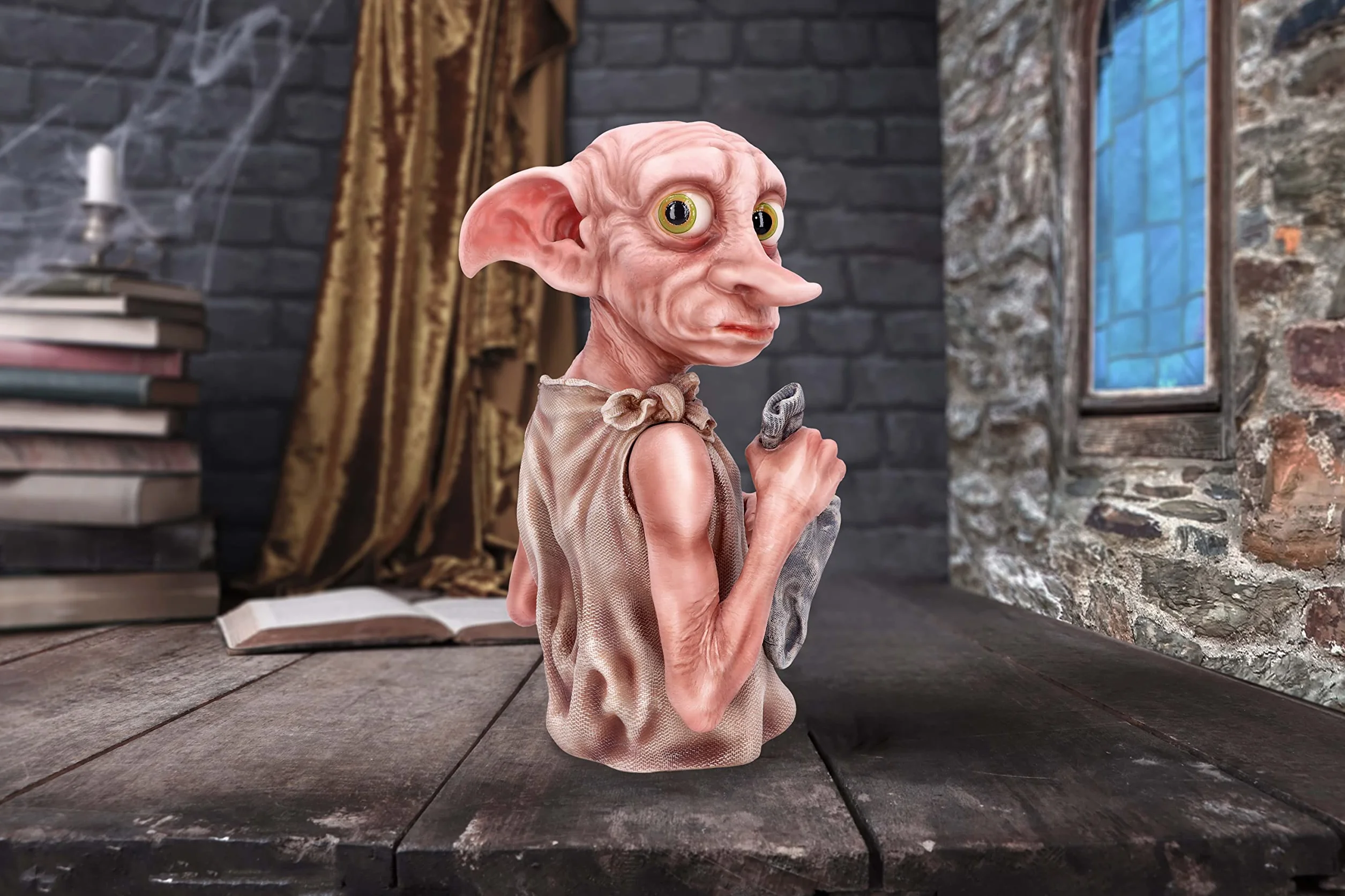 Nemesis Now Oficjalnie licencjonowany biust Harry Potter Dobby, 30 cm, różowy