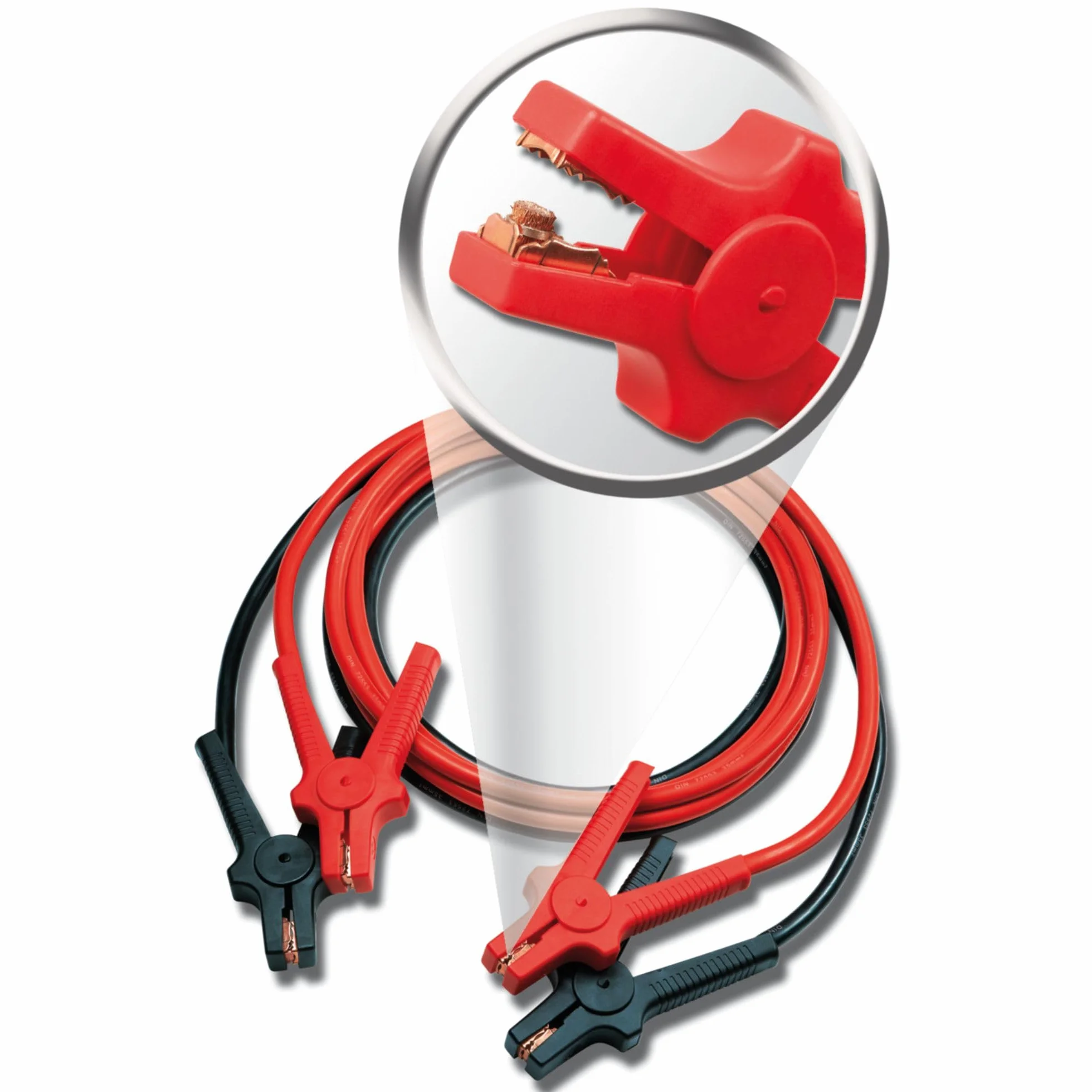 Aeg Automotive 97204 Kable Rozruchowe 2 x 3,5 m Czarny/Czerwony