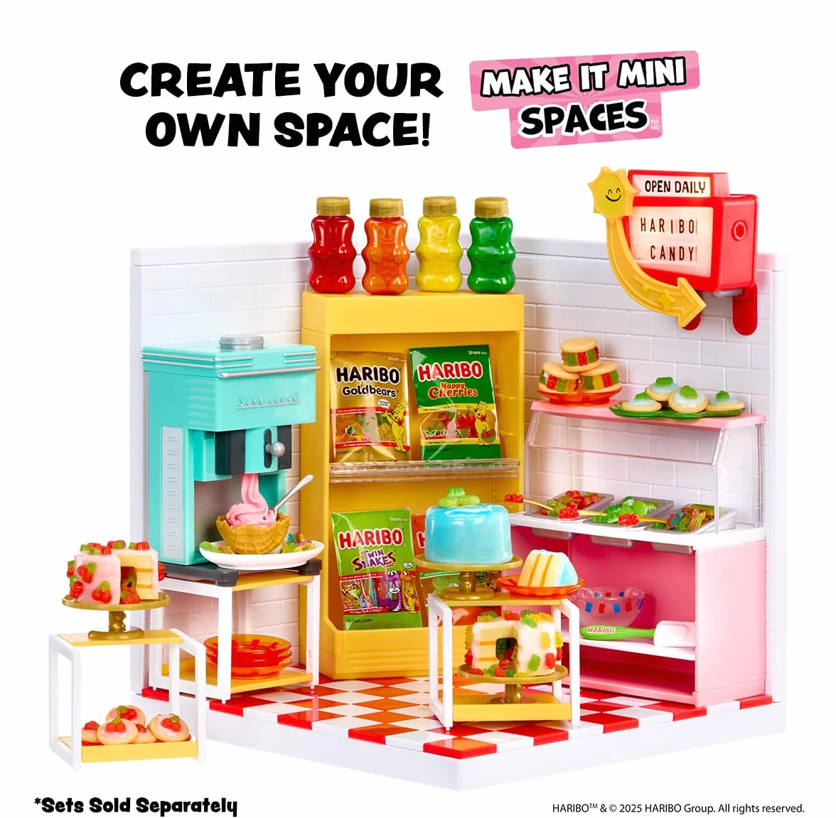 MGA’s Miniverse Make It Mini Haribo Multipack– Mini Kolekcjonerskie Słodycze DIY! Mieszaj, Łącz i Twórz Realistyczne Repliki z Żywicy. Zestaw jest NIEJADALNY – dla Kolekcjonerów w Wieku 8+