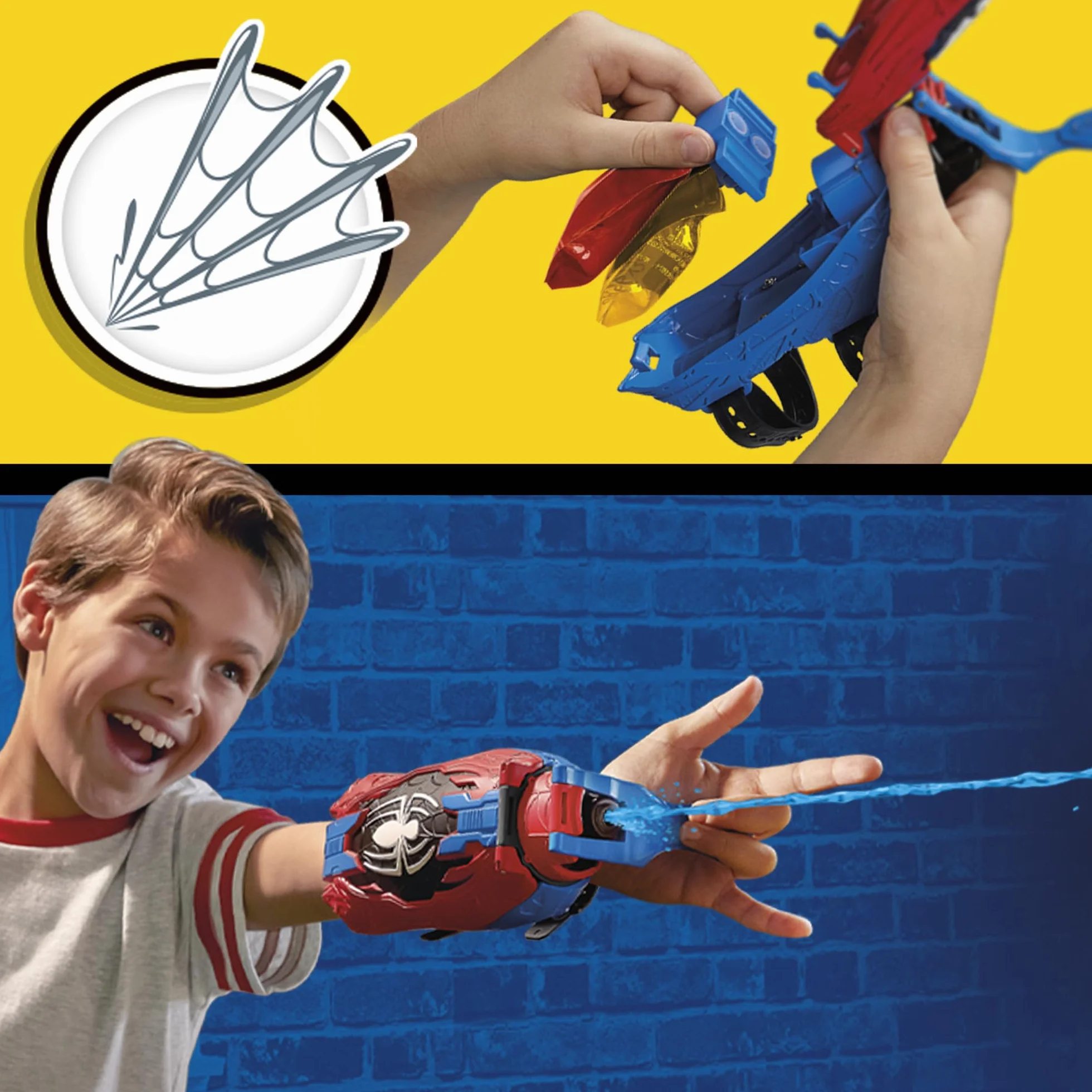 Star Wars Zestaw uzupełniający z płynem do produkcji pajęczyny do Wyjątkowej wyrzutni Marvel Spider-Man Prawdziwe sieci, zabawka tematyczna