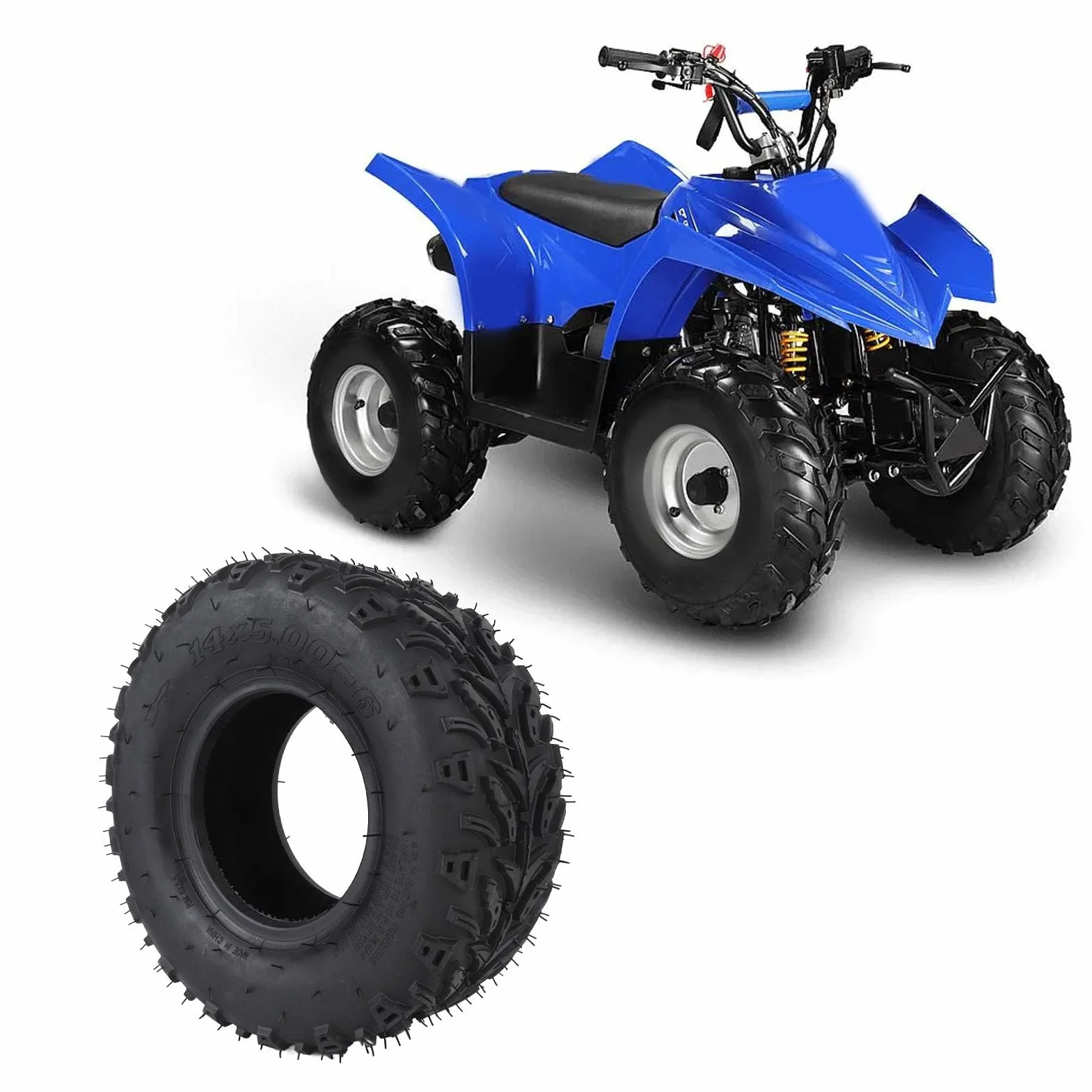 14x5,00-6 Opona Opona ATV z 6-calowym Kołem dla ATV Quad Off Road Go Kart Cart