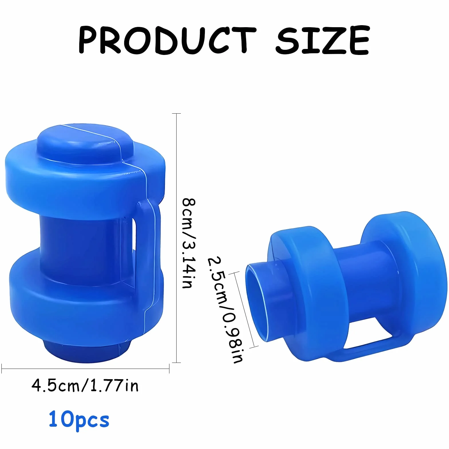 Zatyczki do trampoliny, 10 sztuk Trampolina zatyczki, pokrywa krawędzi trampoliny, zatyczki zamykające do trampoliny, akcesoria sportowe trampolina, Ø25mm