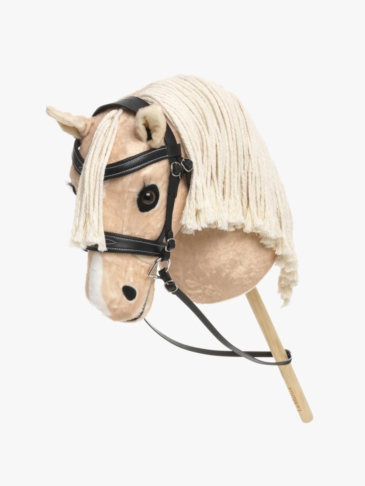 LeMieux Hobby Horse Popcorn - Palomino Show Pony - Realistyczna Głowa - Idealny dla dzieci