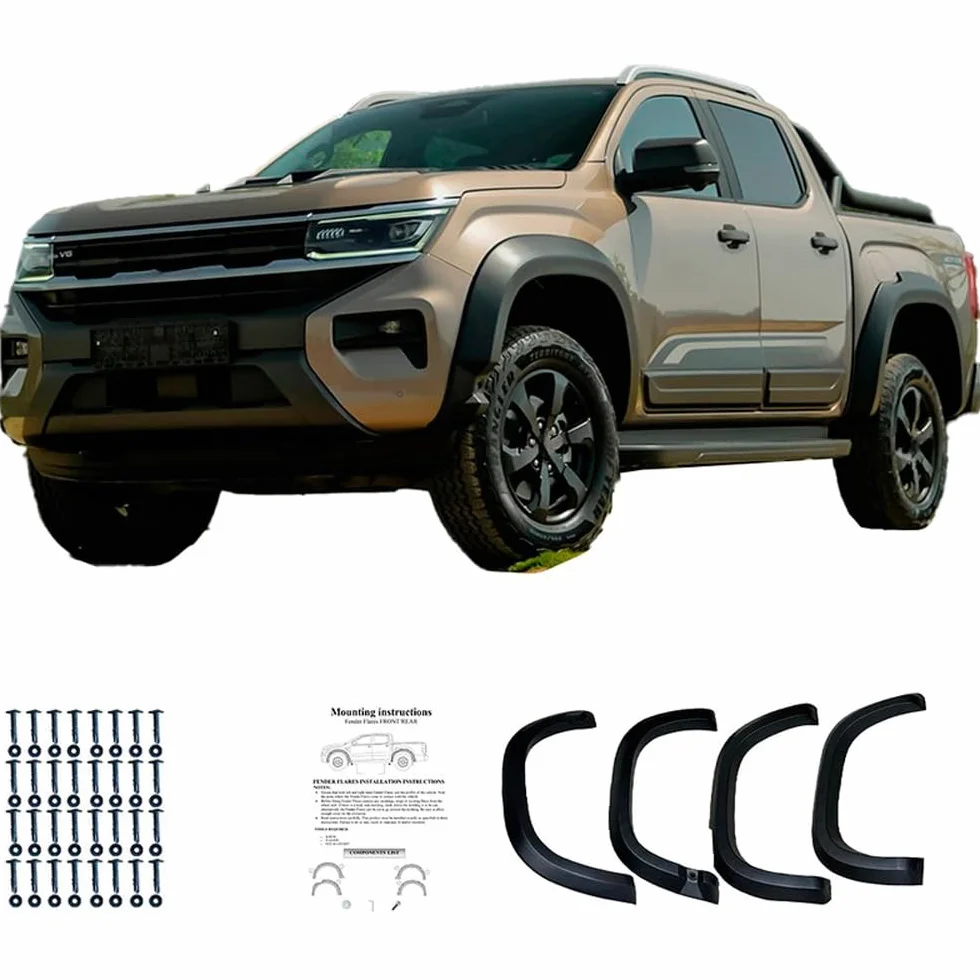 Poszerzenia błotników do VW Amarok od 2022 4-częściowy z ABE