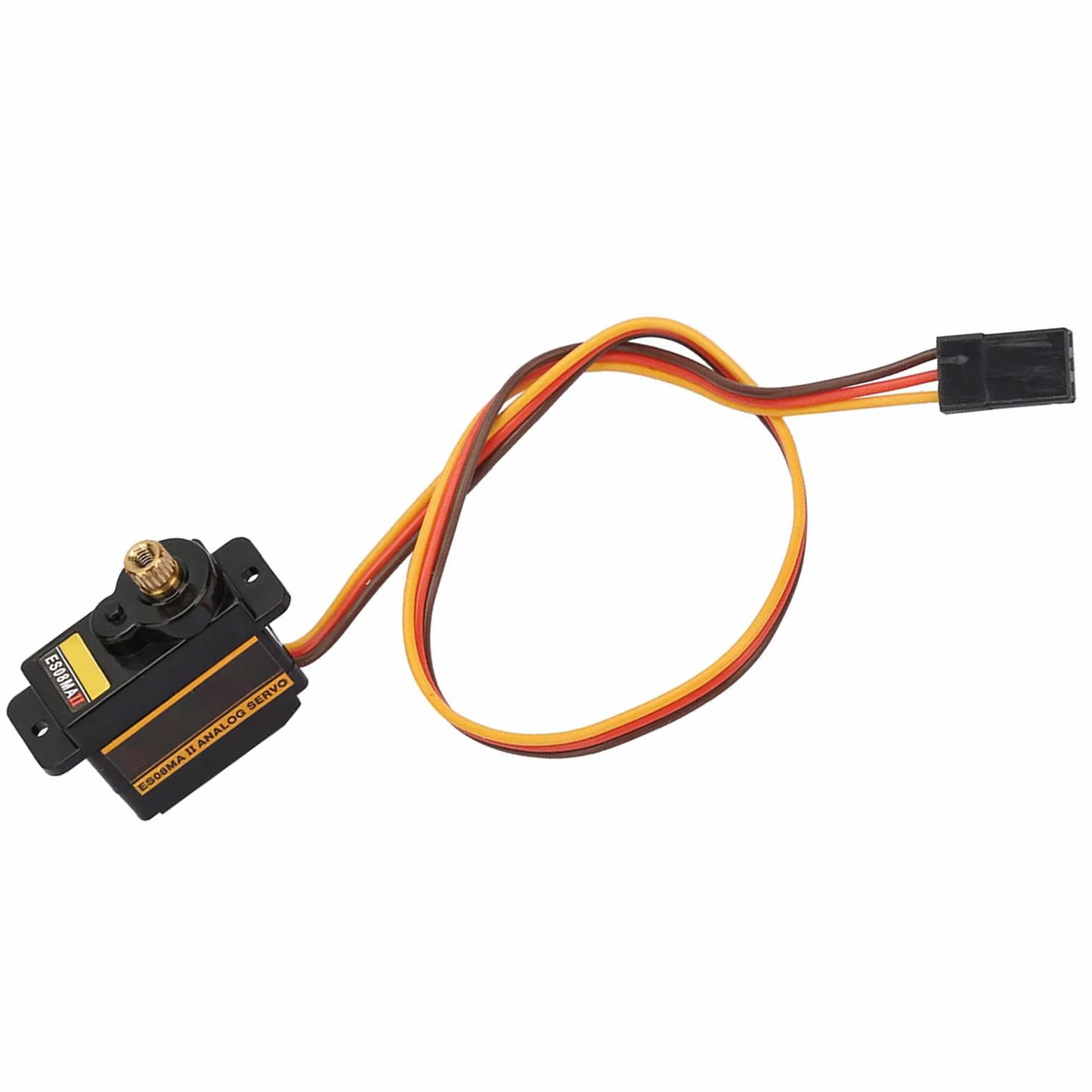 Akozon ES08MA II - Servo Analogowe Szybkie z Metalowym Sprzętem, 12G, 1,8 Kg, 10S, Futaba/Jr Kompatybilne - Idealne do Stałego Skrzydła, 450 Helikopterów i Robotów