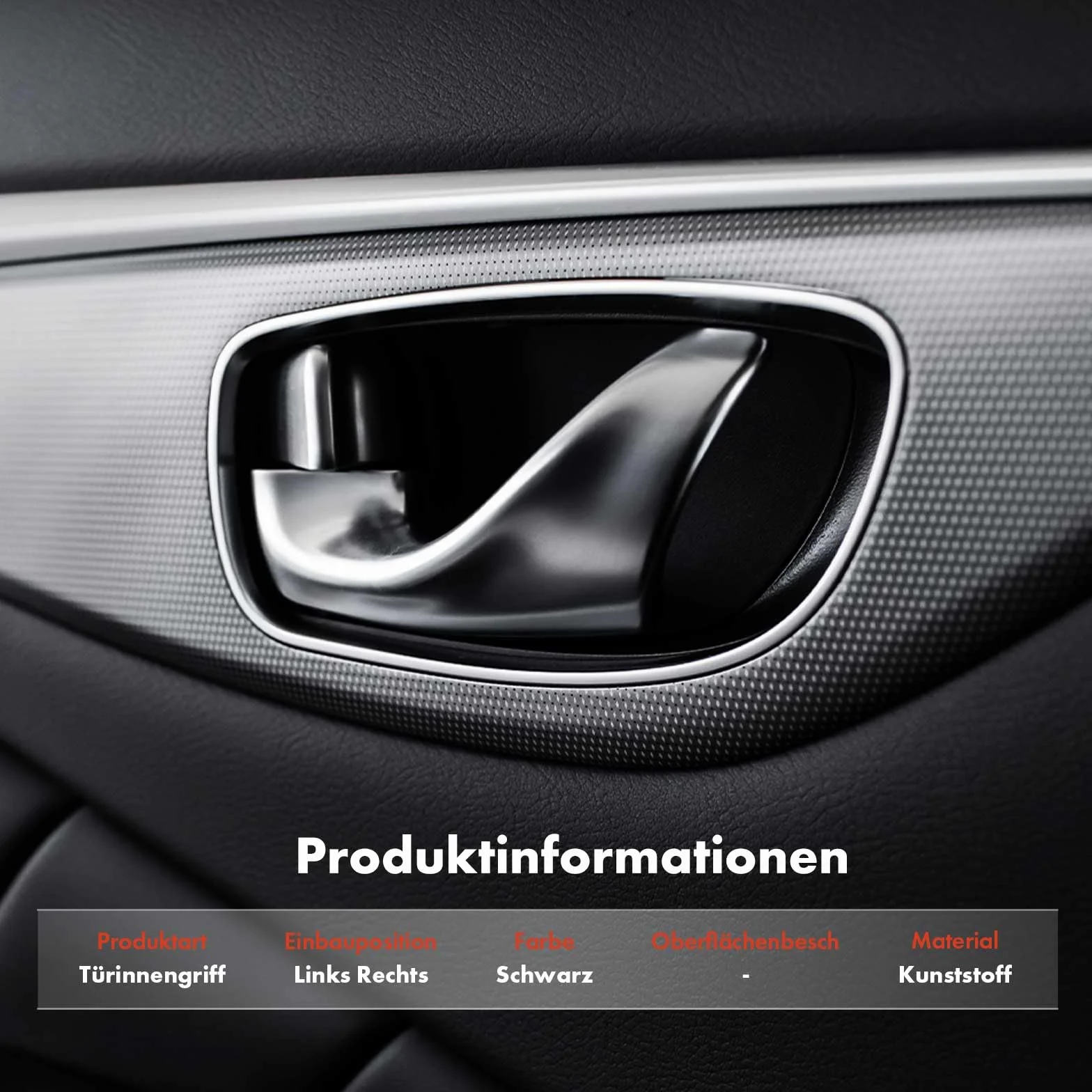 Frankberg 4x uchwyt wewnętrzny drzwi samochodu Golf IV 1J1 Fabia II 542 Combi 545 Ibiza III 6L1 Octavia II Combi 6Q0837581