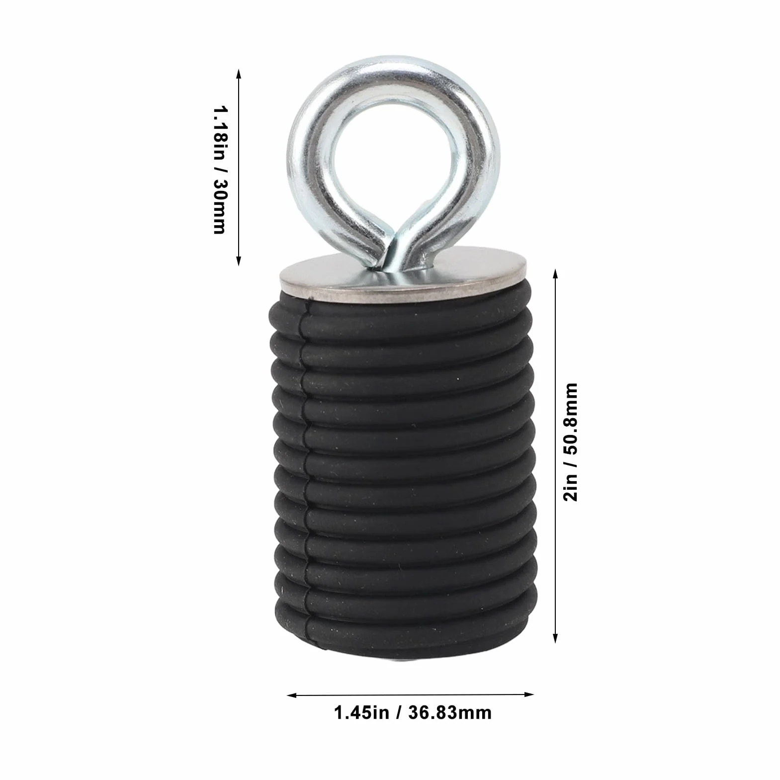 4 szt. ATV Lock Ride Tie Down Kotwice 1,45 Cala Gumowa Kotwica UTV ze Stali Nierdzewnej Zamiennik dla Polaris Ranger