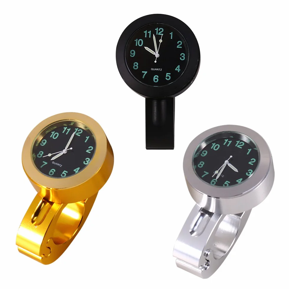 Zegarek na Kierownicę Motocykla 22 mm Wodoodporny Świecący