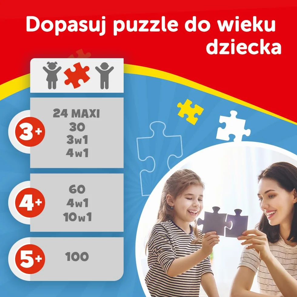 Puzzle 24 maxi Smerfny dzień TREFL