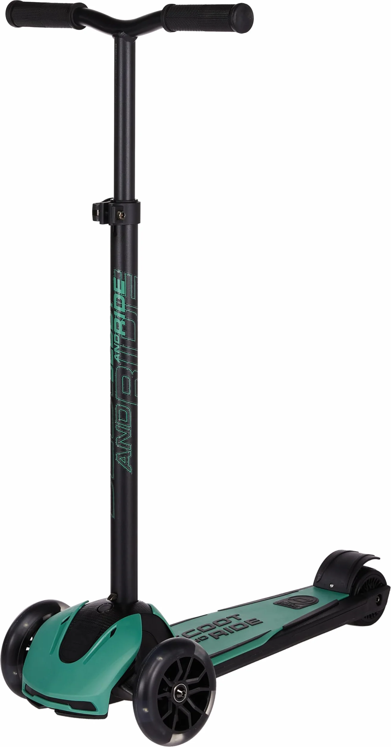 Scoot & Ride Highwaykick 5 Led Hulajnoga, Zielony, 55 cm x 15 cm x 24 cm