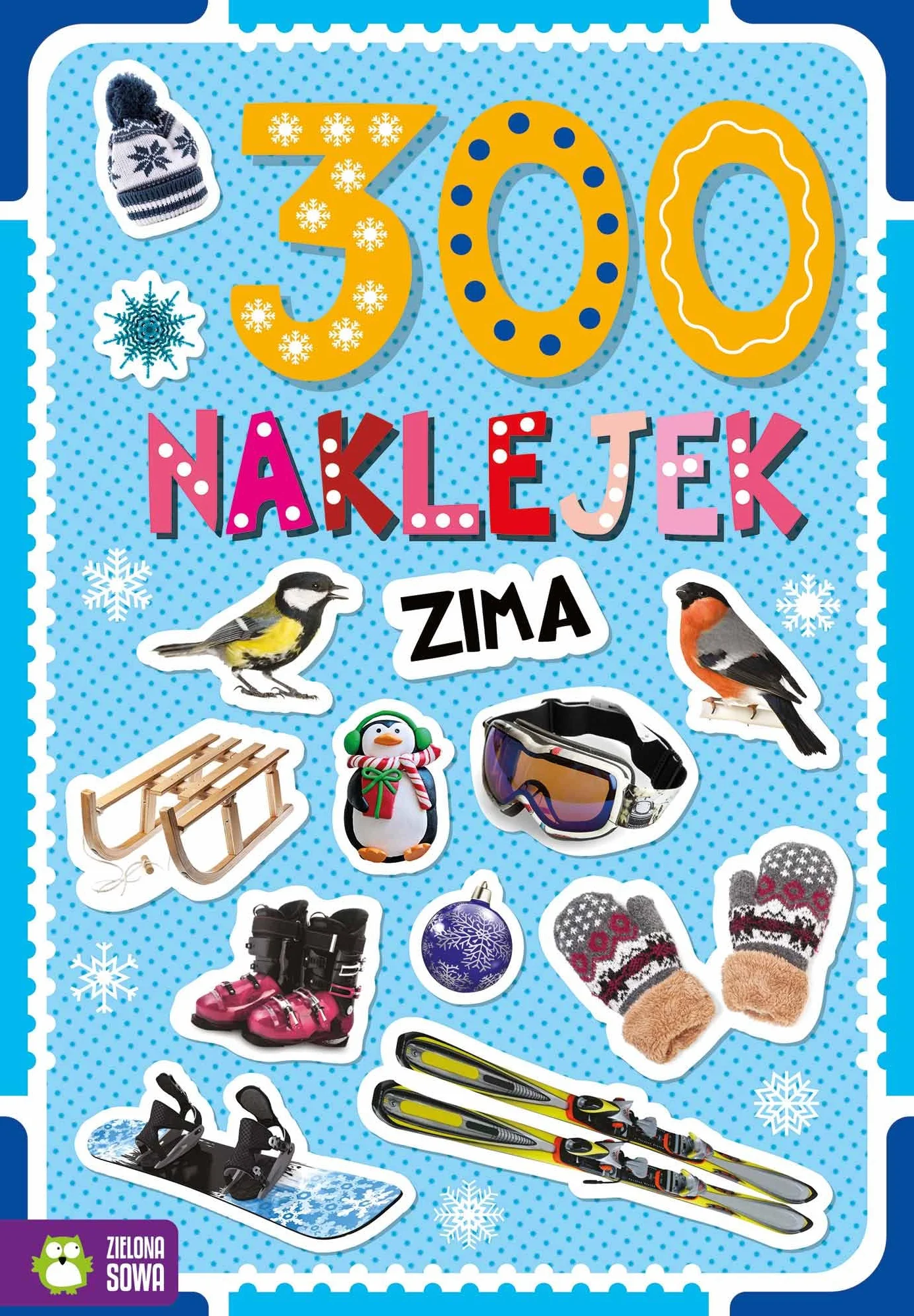 300 NAKLEJEK. ZIMA