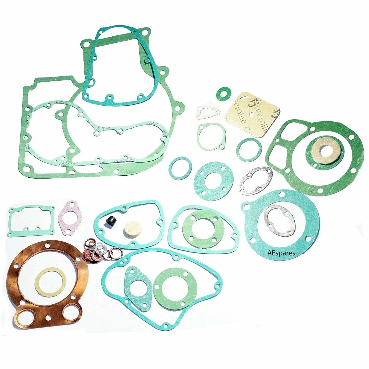 AEspares Pasuje do zestawu uszczelek Royal Enfield 500cc kompletny remont