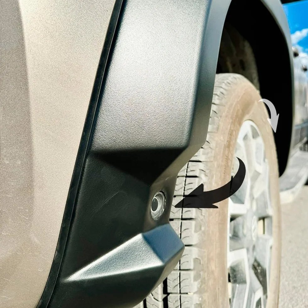 Poszerzenia błotników do VW Amarok od 2022 4-częściowy z ABE