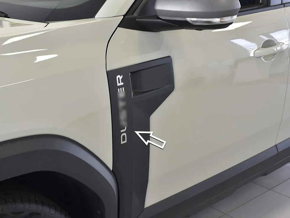 Stalowa osłona do 2024+ Dacia.Duster III 3 (P1310) | Wkładka do liter (zewnętrzna) | 12 sztuk Essential Expression Journey Extreme DUSTER Accessories Tuning