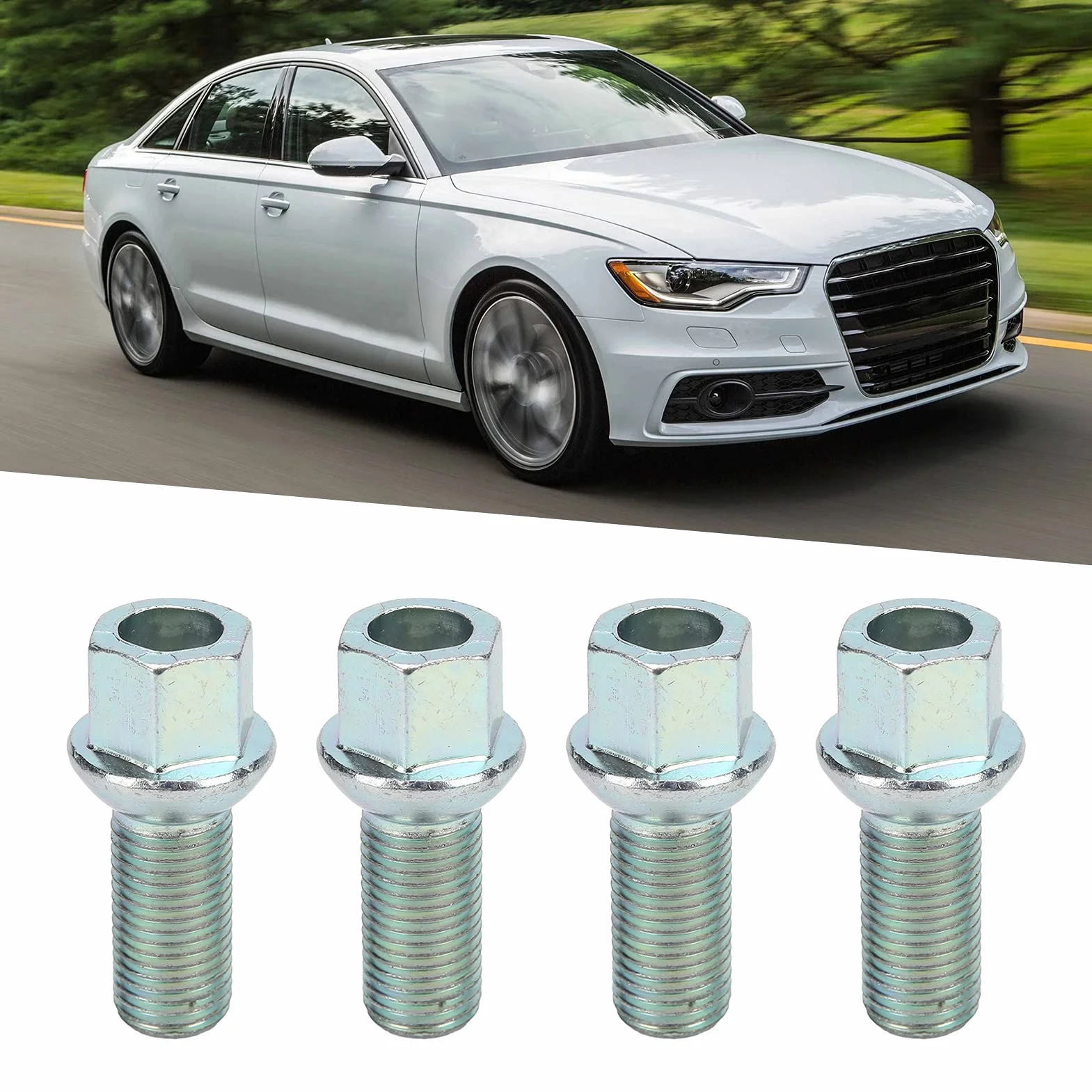 Śruby z końcówką Koła M14x1.5 Gwint 4 szt. do Audi A3 A4L A8 Q3