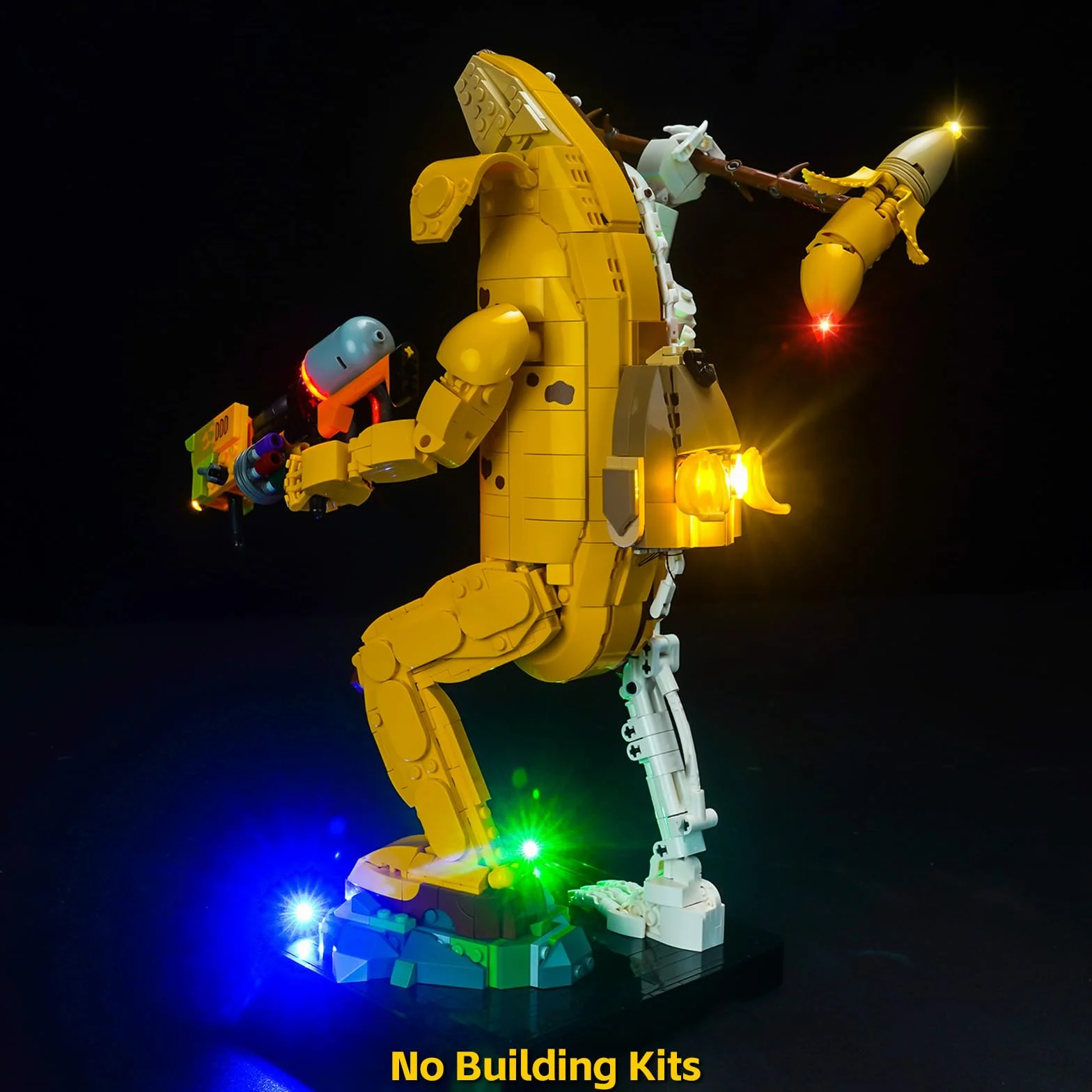 Zestaw świateł LED kompatybilny z Lego 77072 Peely Bone (nie jest to model), zestaw oświetlenia dekoracyjnego kompatybilny z Peely Bone 77072, kreatywne zabawki