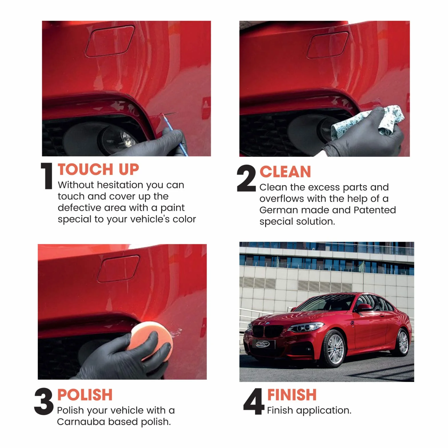 Color N Drive Lakier zaprawkowy Mercedes Moonlight White Metallic (Designo) 885 9885 zestaw naprawczy Plus