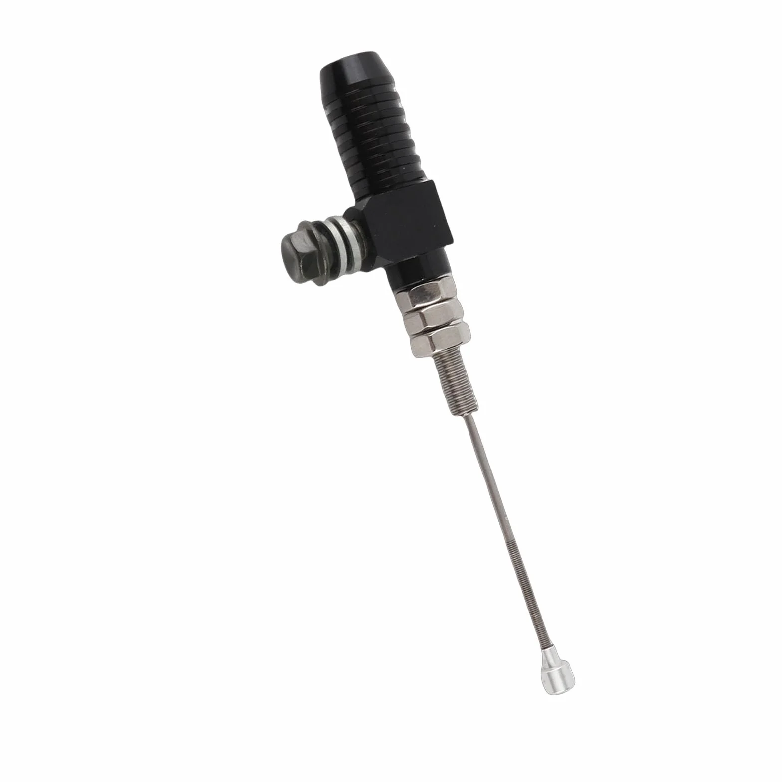 KIMISS M10x1,25mm Uniwersalne motocyklowe sprzęgło hydrauliczne, KI6169 Motocyklowe sprzęgło hydrauliczne Pompa hamulcowa do Dirt Bike Pit Bike ATV Quad Scooter Motorcycle (czarny)