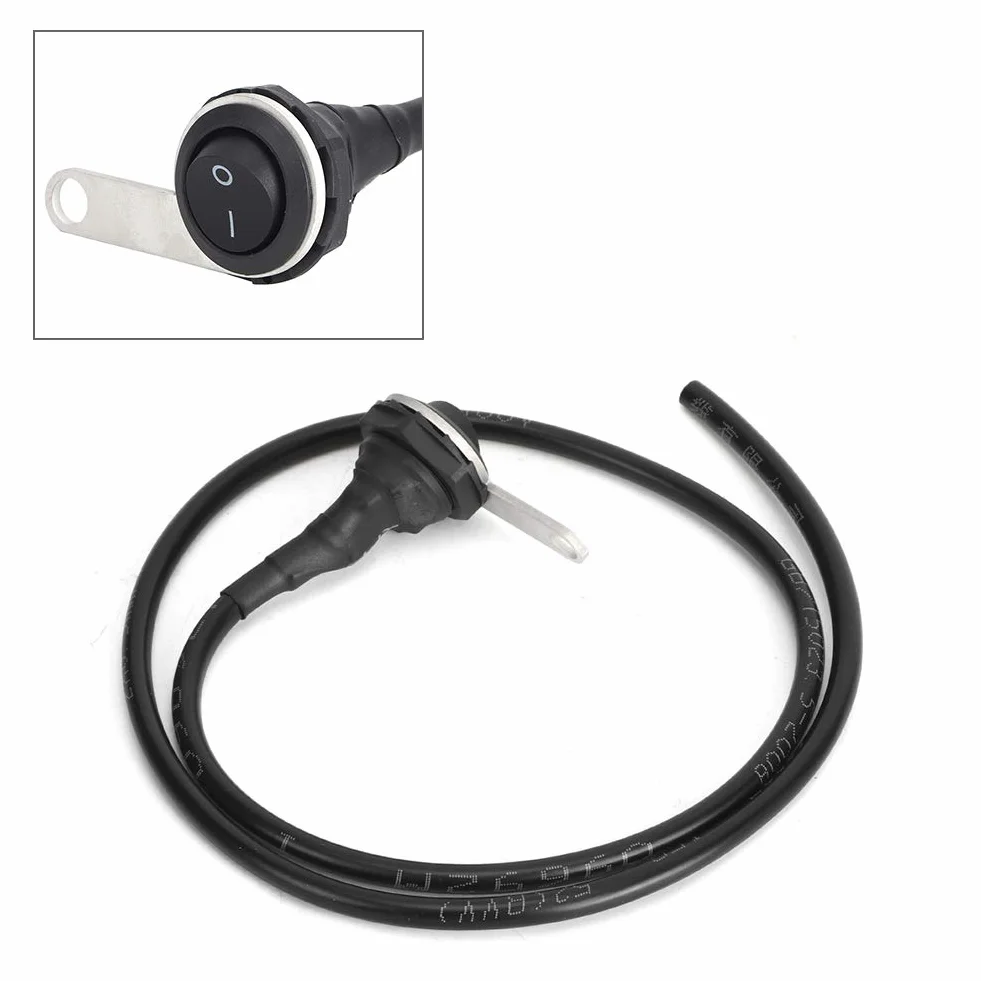 Przełącznik motocykla, Akozon 22 mm wodoodporny przycisk kierownicy/elektryczny przełącznik kołyskowy kierownica przełącznik światła