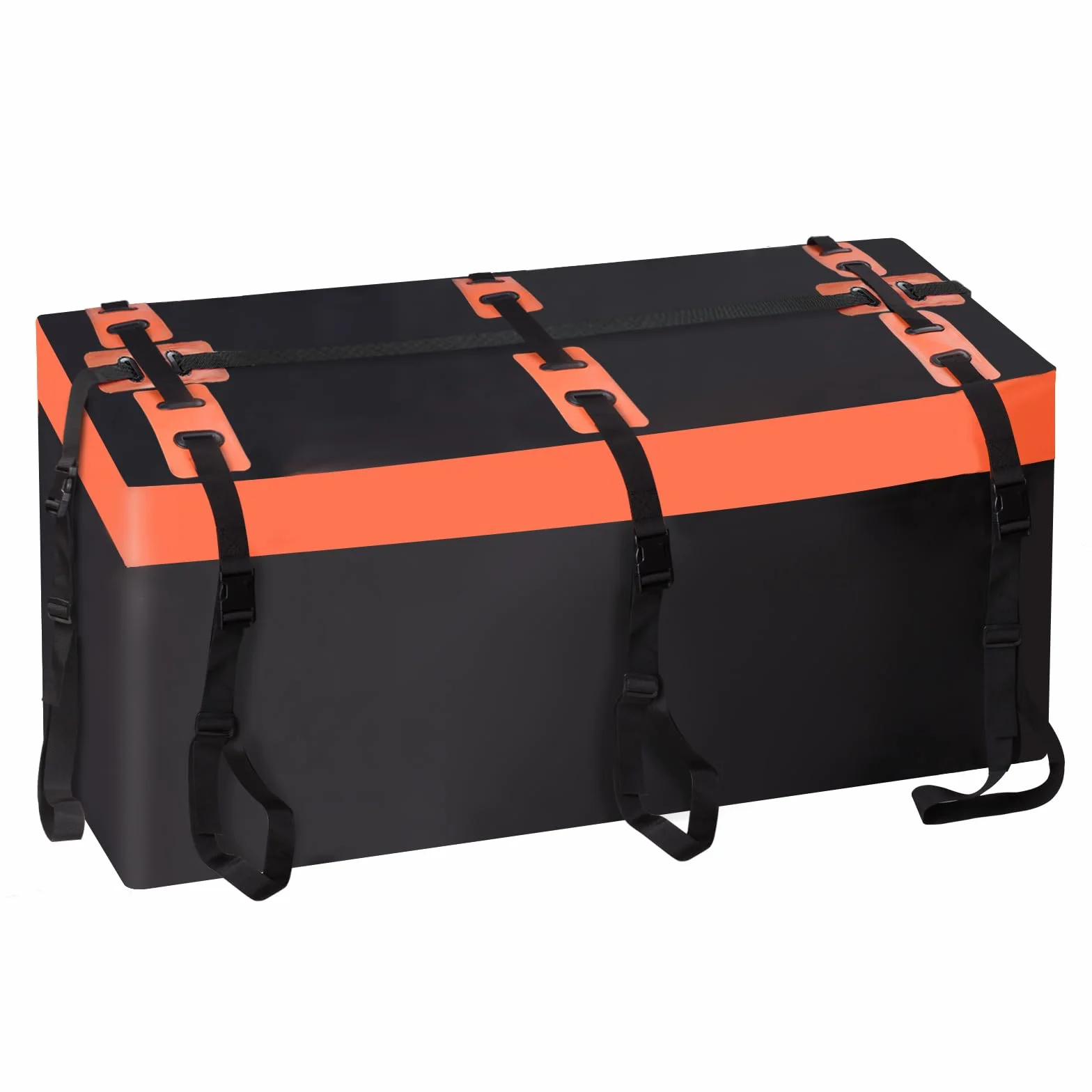 Bagażnik dachowy, tylny bagażnik na hak holowniczy, 425 litrów Pro 600D PVC Cargo Rooftop Box, wodoszczelny, odporny na rozerwanie, składany bagażnik