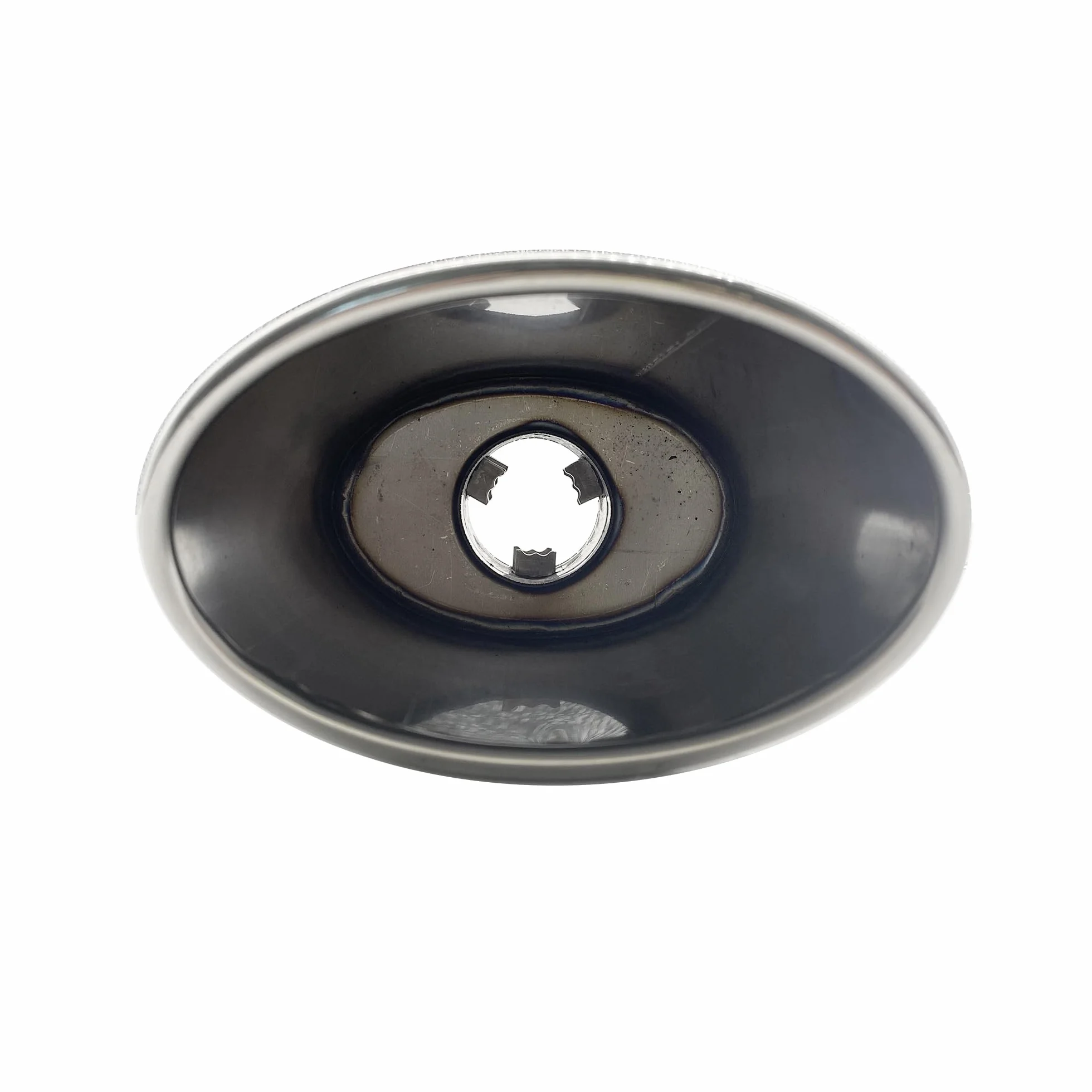 Simoni Racing TRX/33 Exhaust Tip Oval, Inox