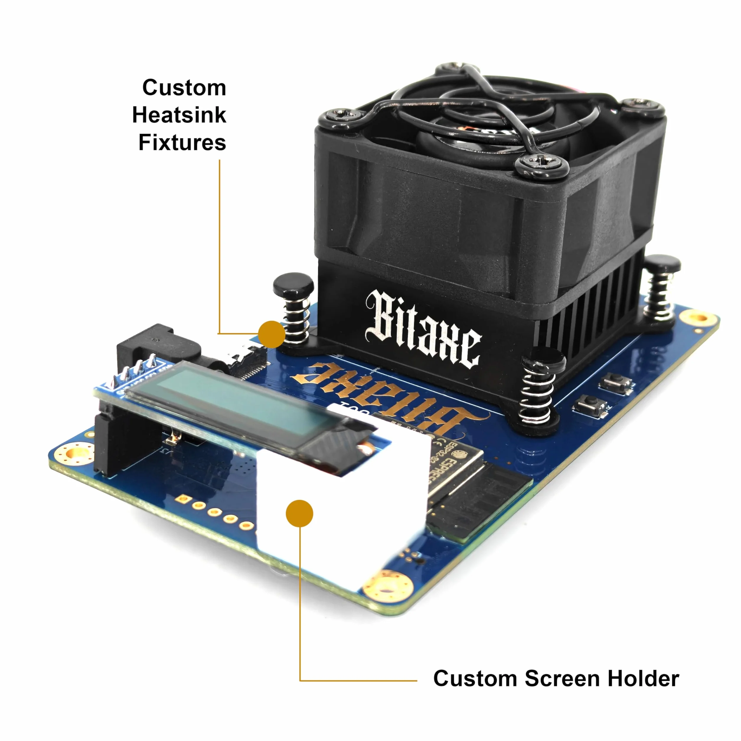 DTV ELECTRONICS Bitaxe Gamma 602 Bitcoin ASIC Miner – 1,2 TH/s przy 18W niskiego poboru mocy, obudowa formowana wtryskowo, cichy, open-source miner Bitaxe do kopania solo i w domu