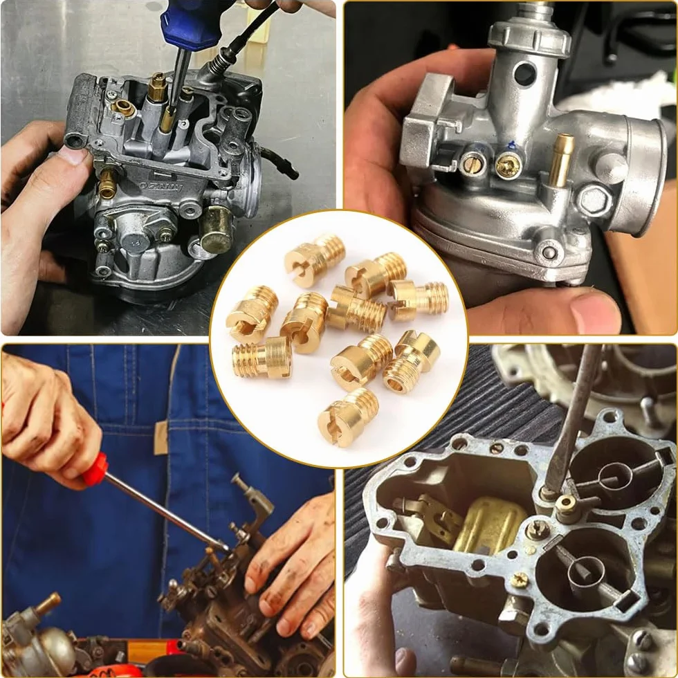M4 Zestaw gaźników GY6 50cc 139QMB Scooter PZ19 4 mm dysza główna z 15 igłami